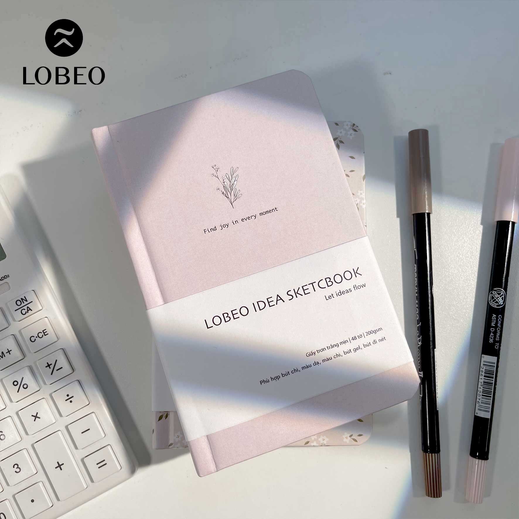 Sổ Lobeo Idea Sketchbook Limited Edition 200gsm 48 tờ