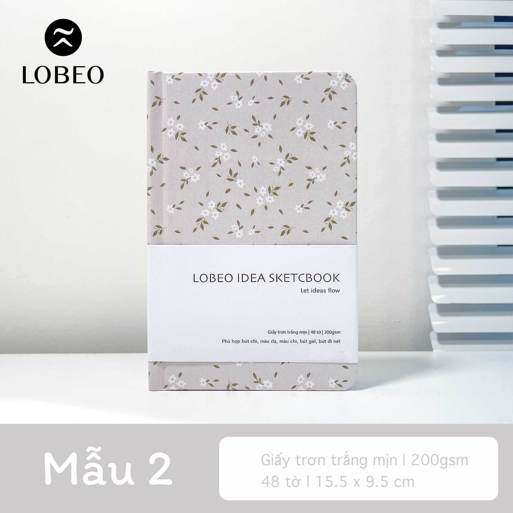 Sổ Lobeo Idea Sketchbook Limited Edition 200gsm 48 tờ