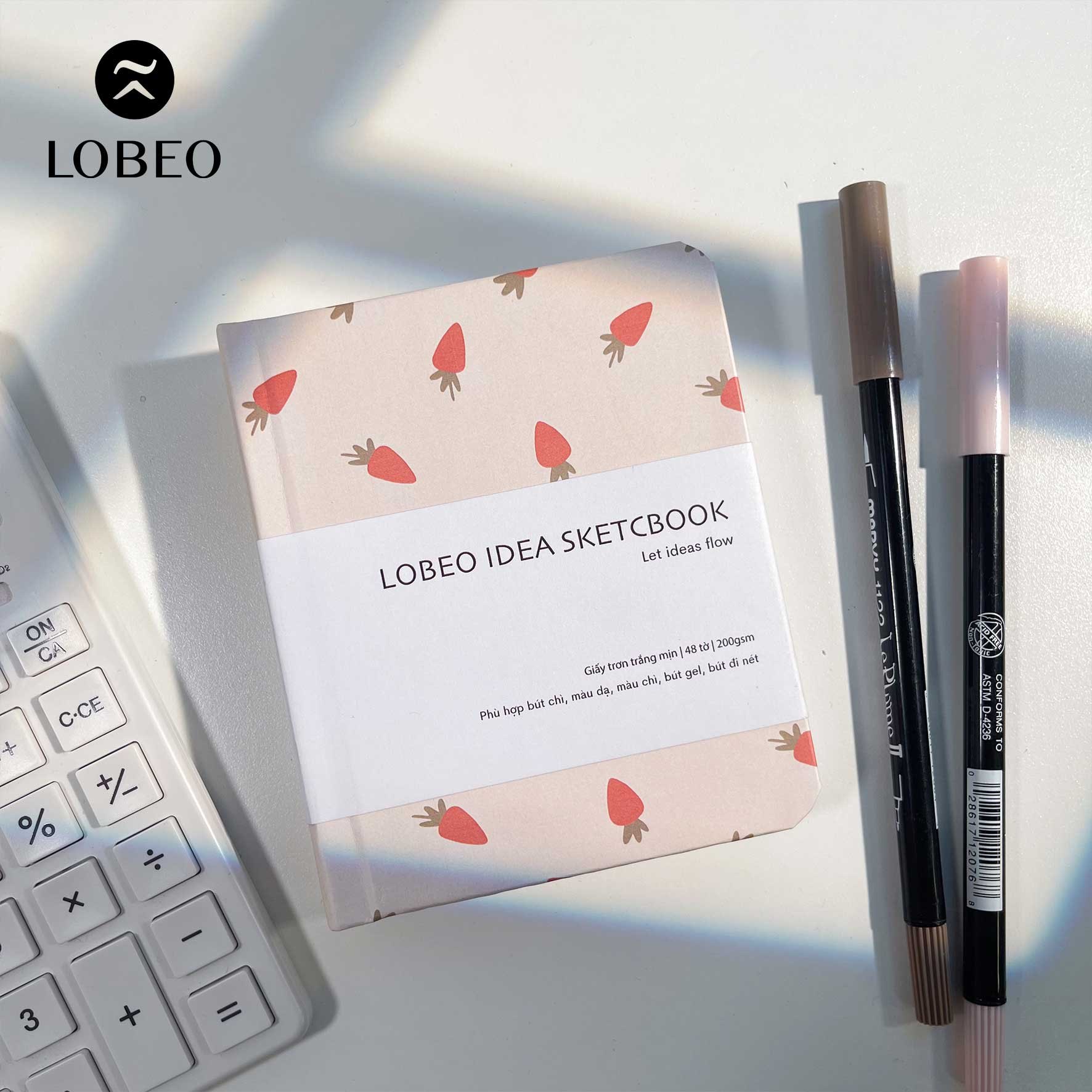 Sổ Lobeo Idea Sketchbook Limited Edition 200gsm 48 tờ