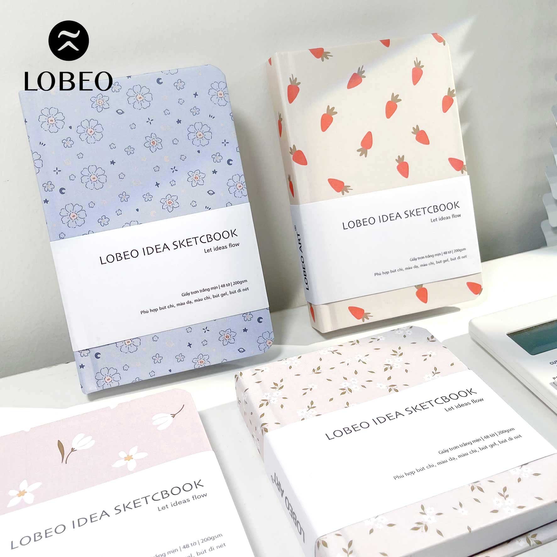 Sổ Lobeo Idea Sketchbook Limited Edition 200gsm 48 tờ