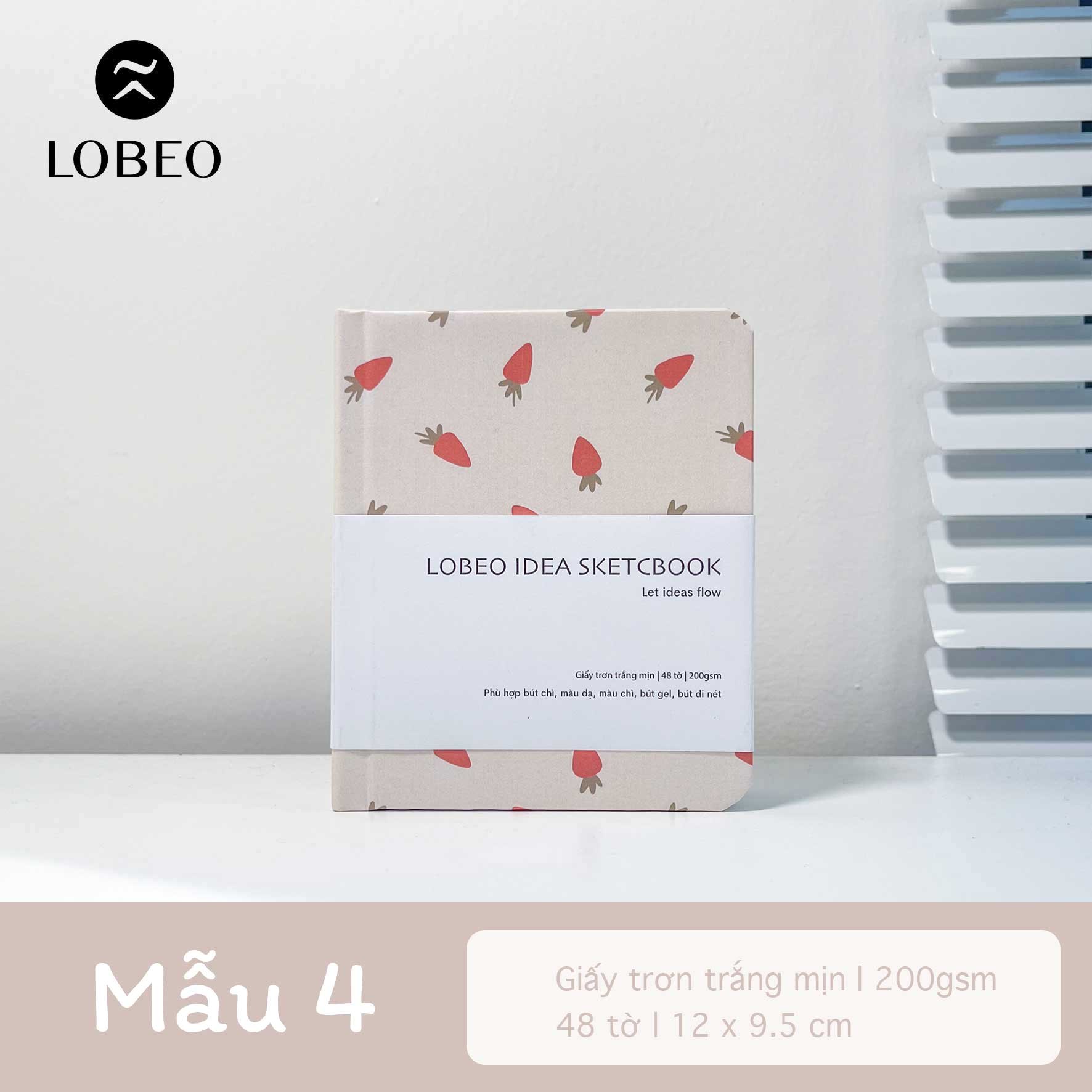 Sổ Lobeo Idea Sketchbook Limited Edition 200gsm 48 tờ