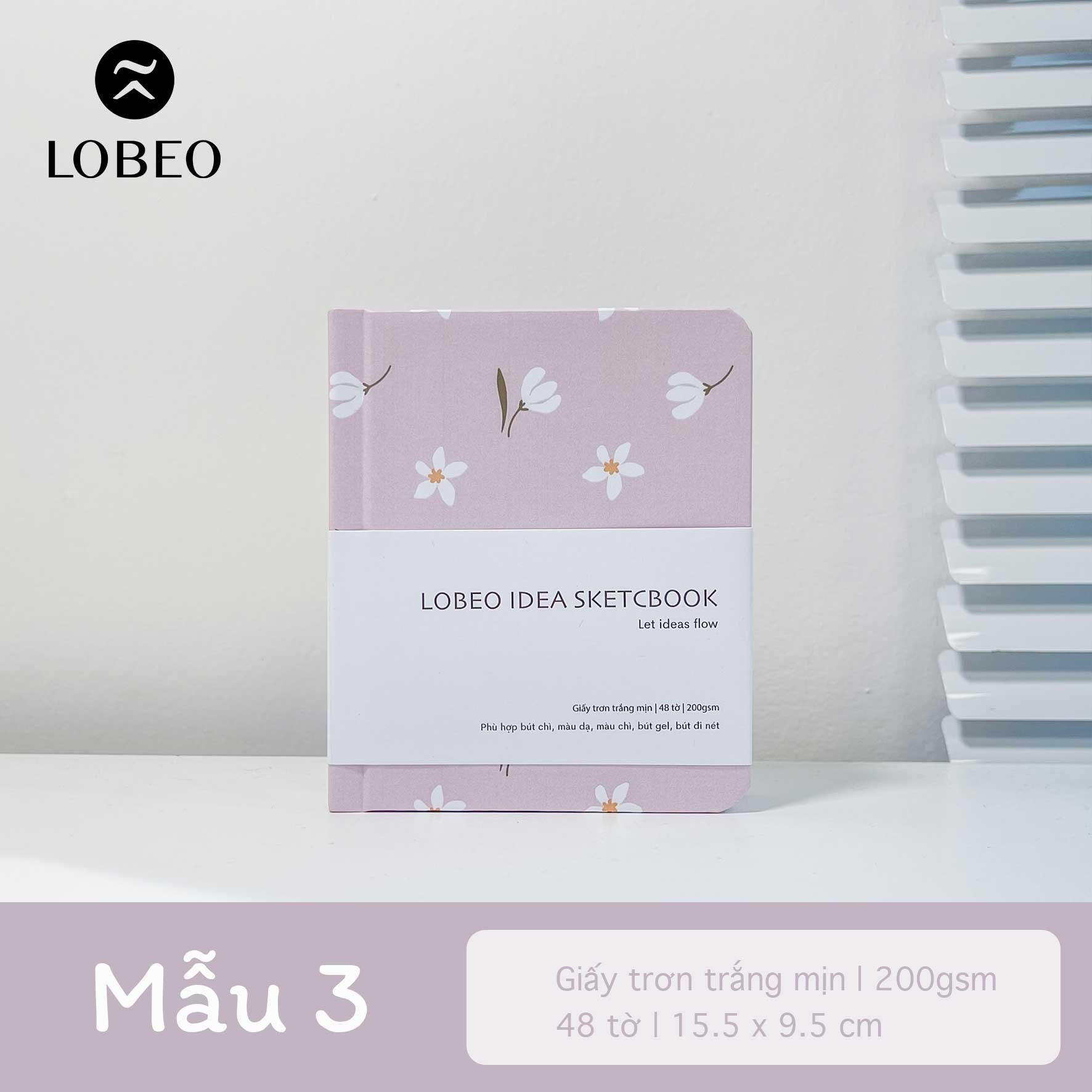 Sổ Lobeo Idea Sketchbook Limited Edition 200gsm 48 tờ