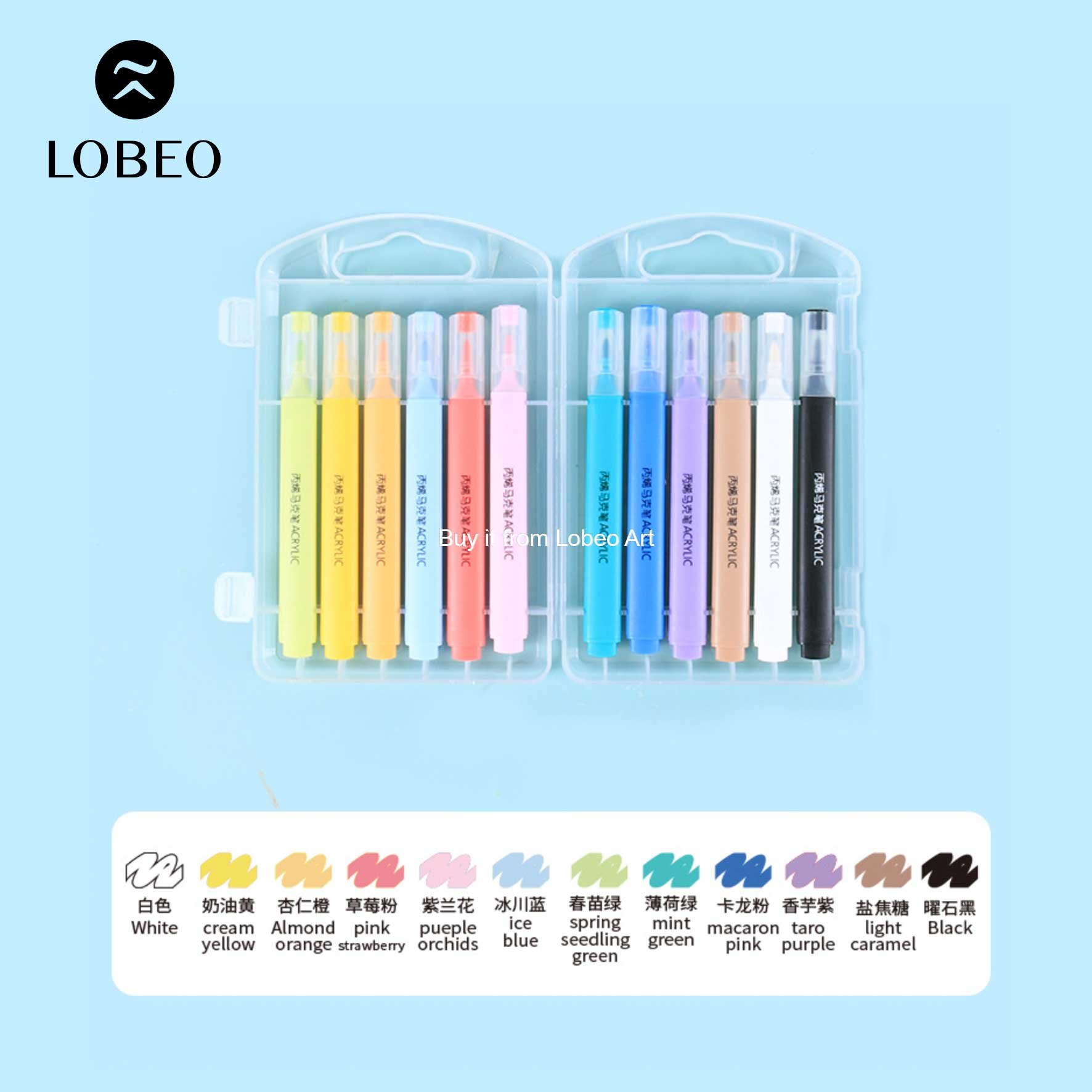 Bút sơn Acrylic Marker Giorgione giá rẻ (vẽ lên mọi chất liệu)