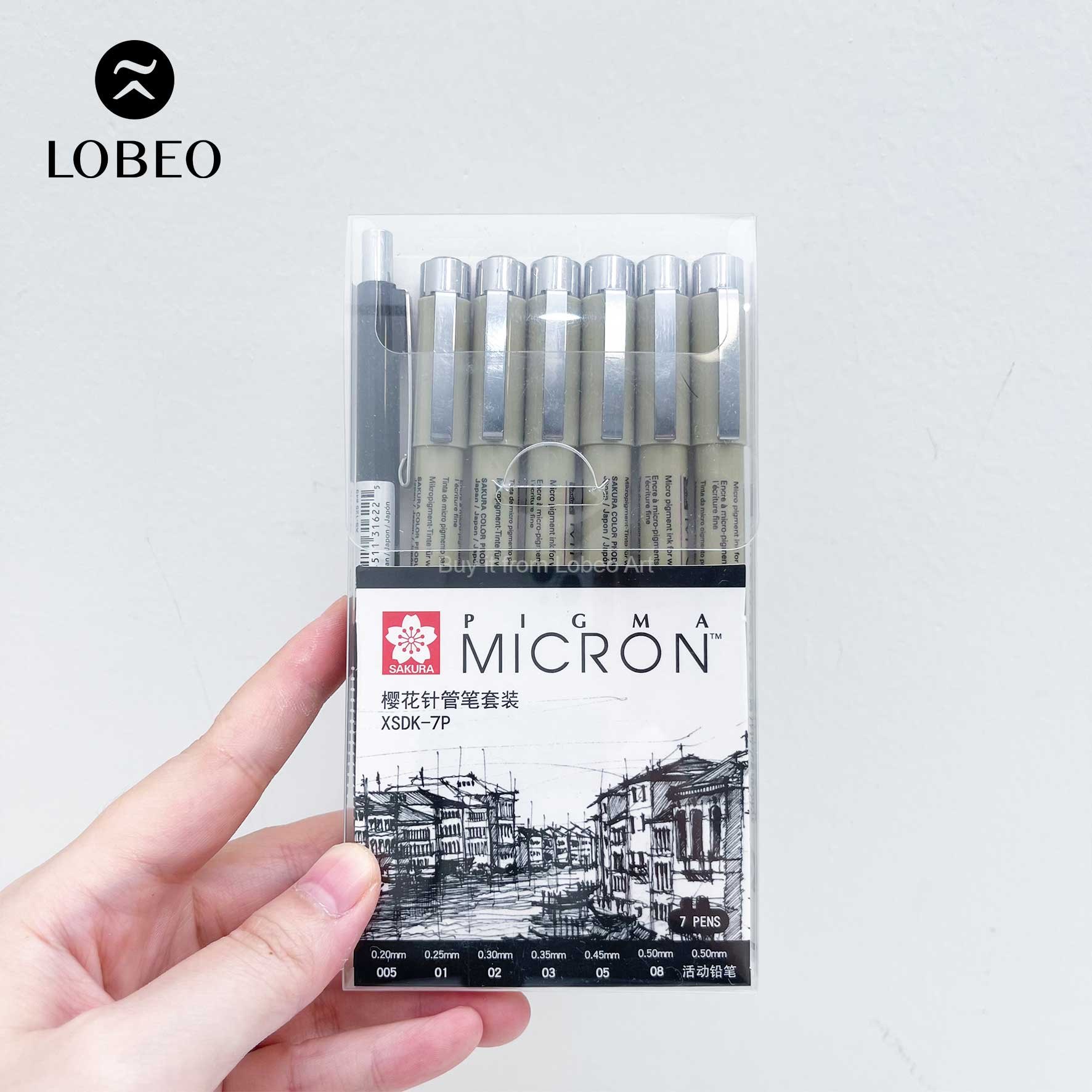 Bộ bút đi nét Micron Sakura