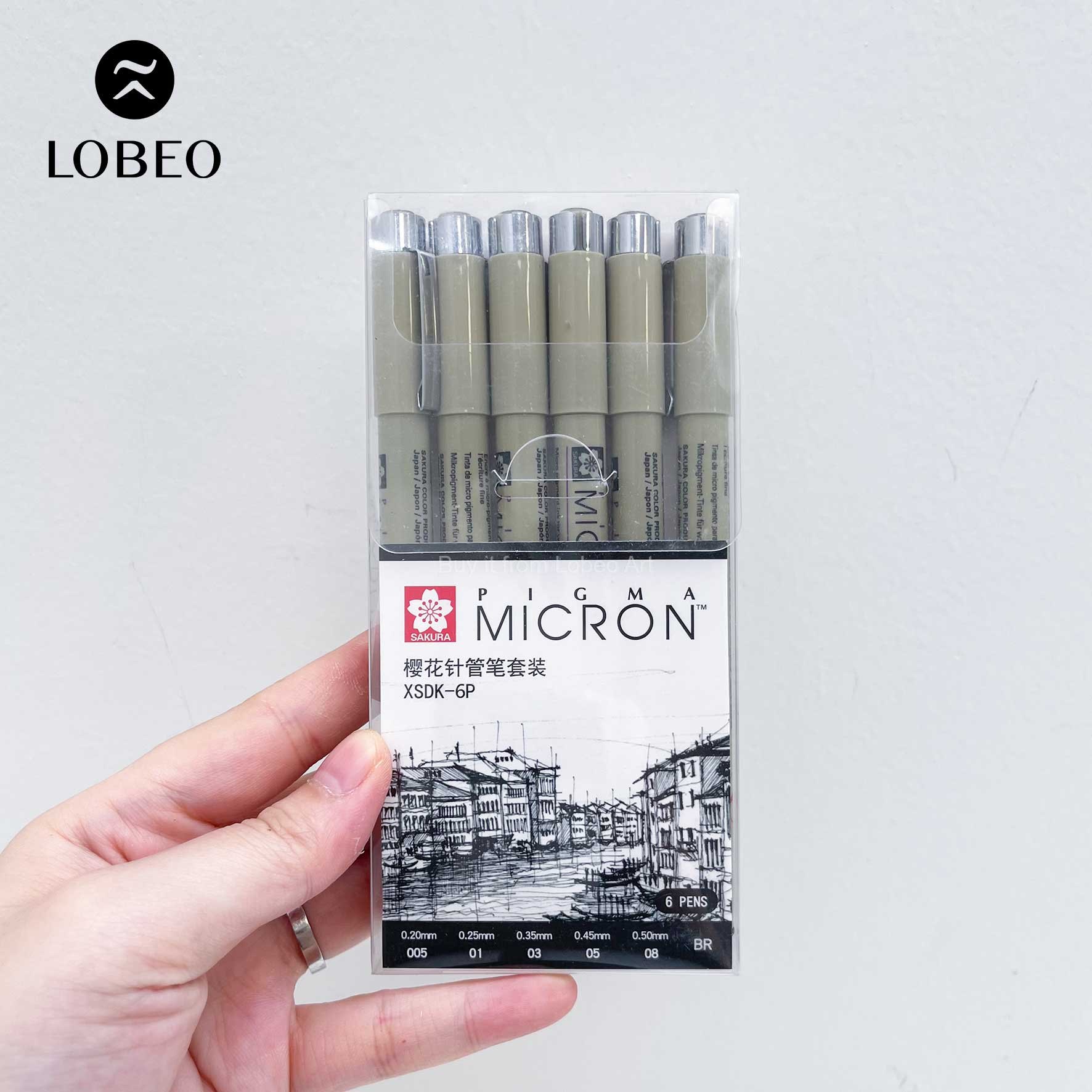 Bộ bút đi nét Micron Sakura