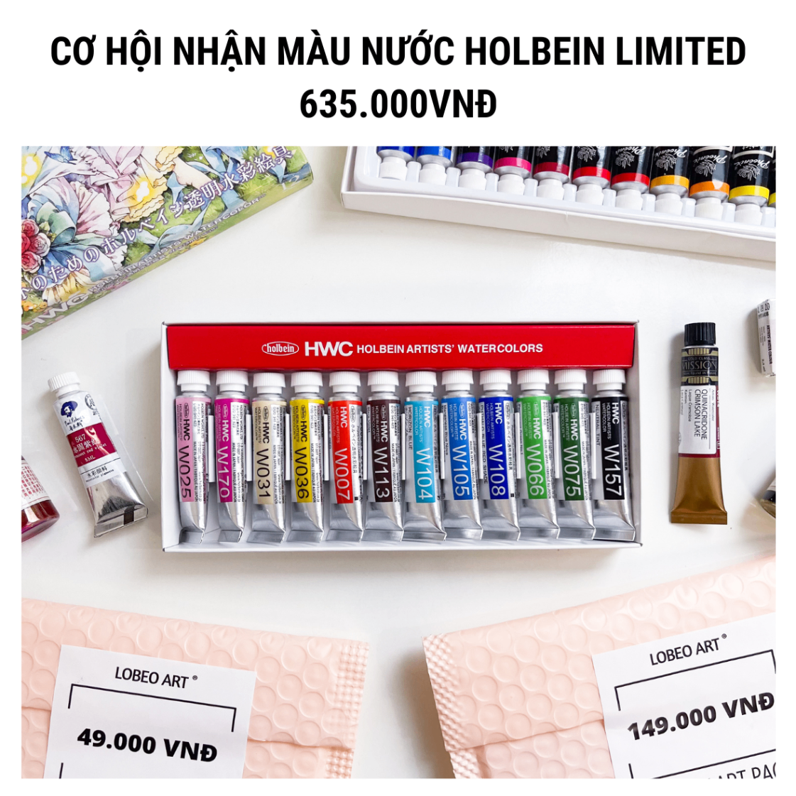 Gói hoạ cụ bí ẩn Lobeo Mystery Art Pack