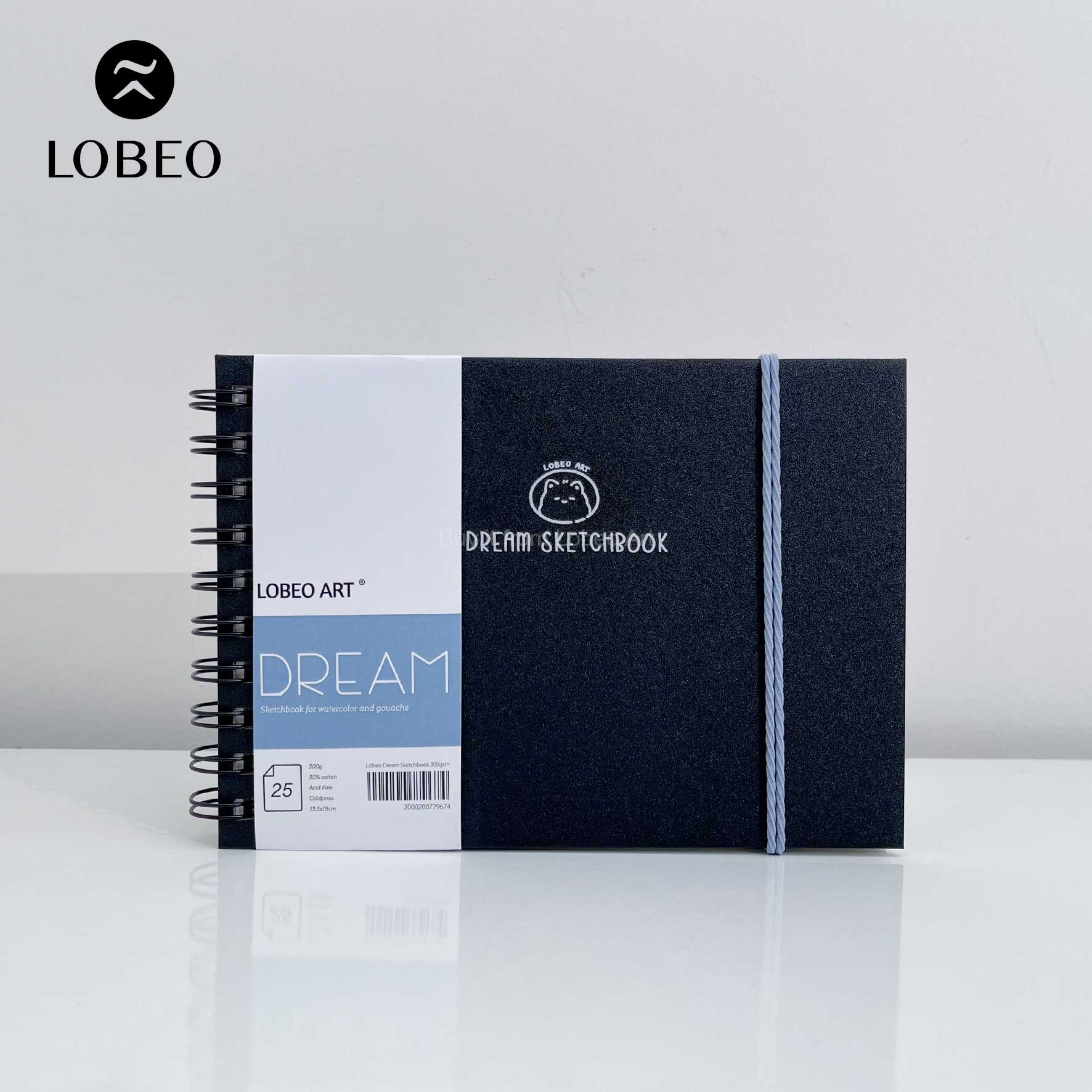 Sổ vẽ màu nước, màu gouache Lobeo Dream Sketchbook 300gsm