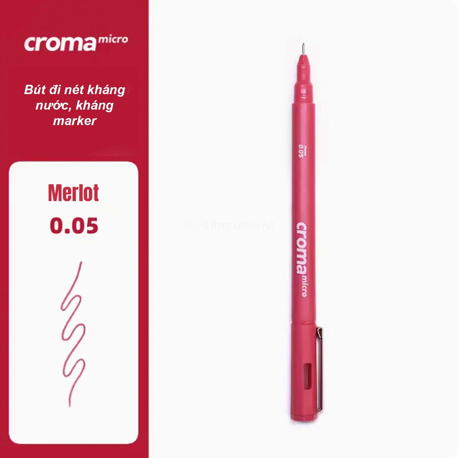 Bút đi nét Croma Micro kháng nước