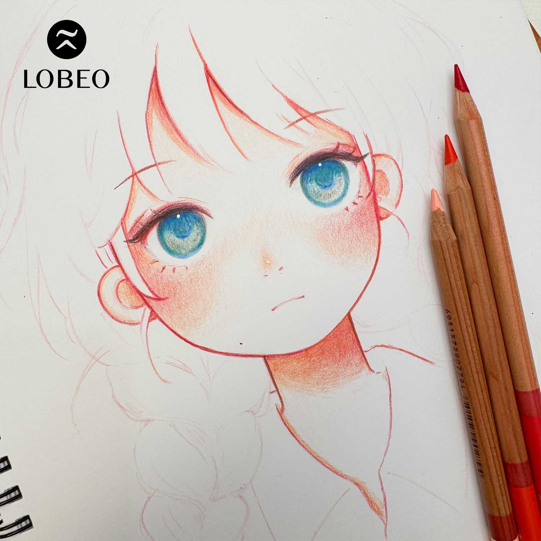 Sổ vẽ Logh x Lobeo Idea Sketchbook 200gsm 36 tờ 19x22cm