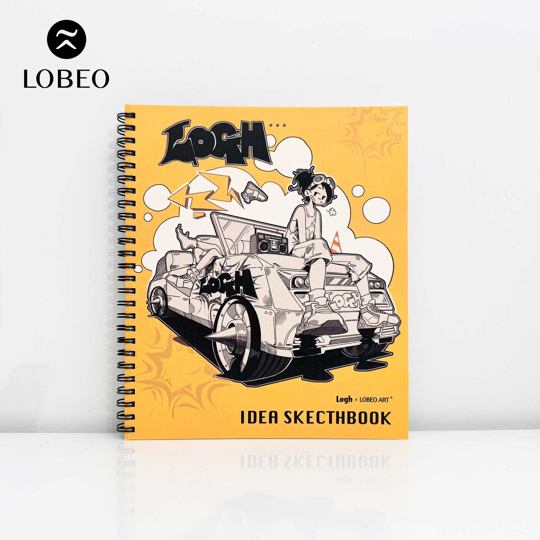 Sổ vẽ Logh x Lobeo Idea Sketchbook 200gsm 36 tờ 19x22cm