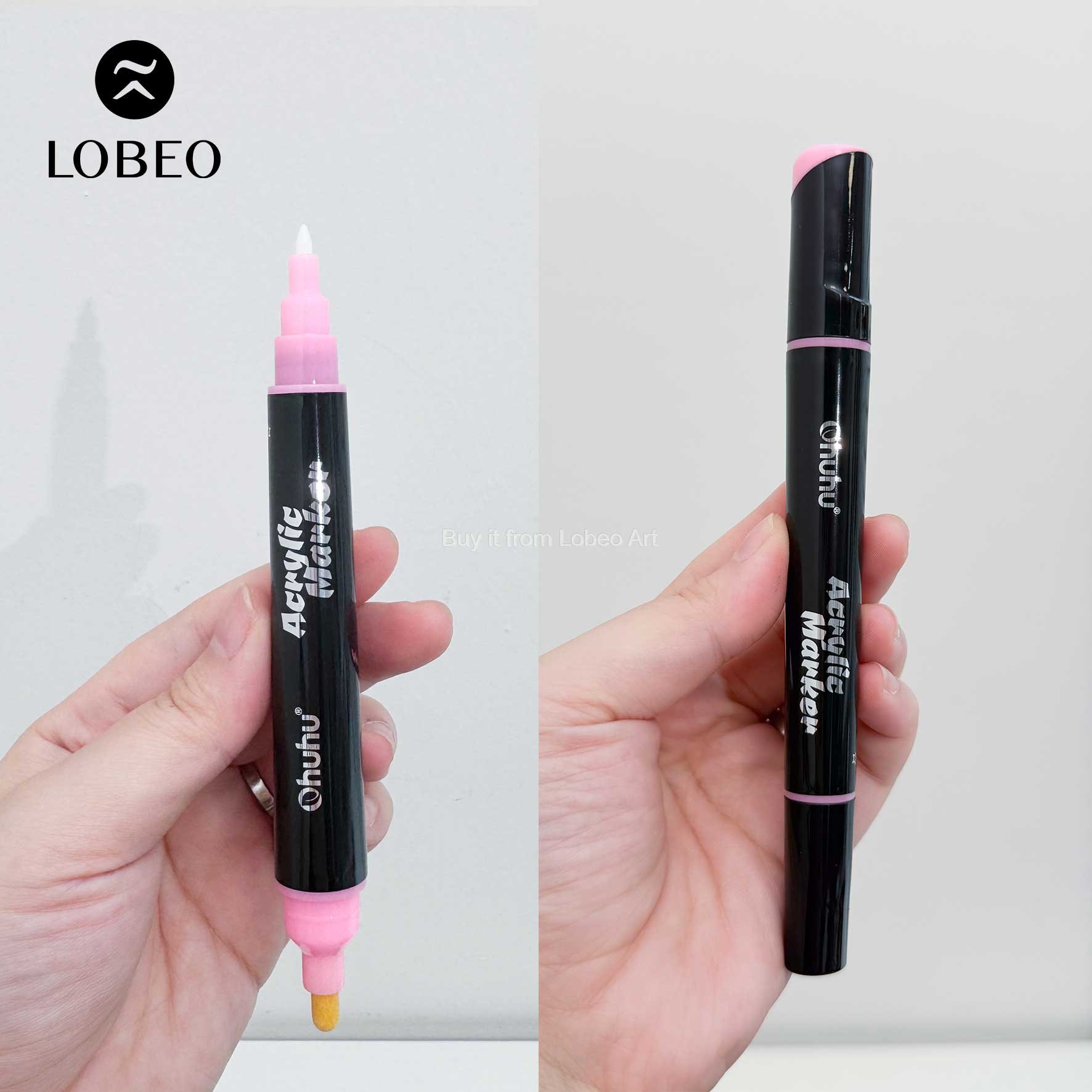 Màu acrylic marker Ohuhu 2 đầu 30 màu