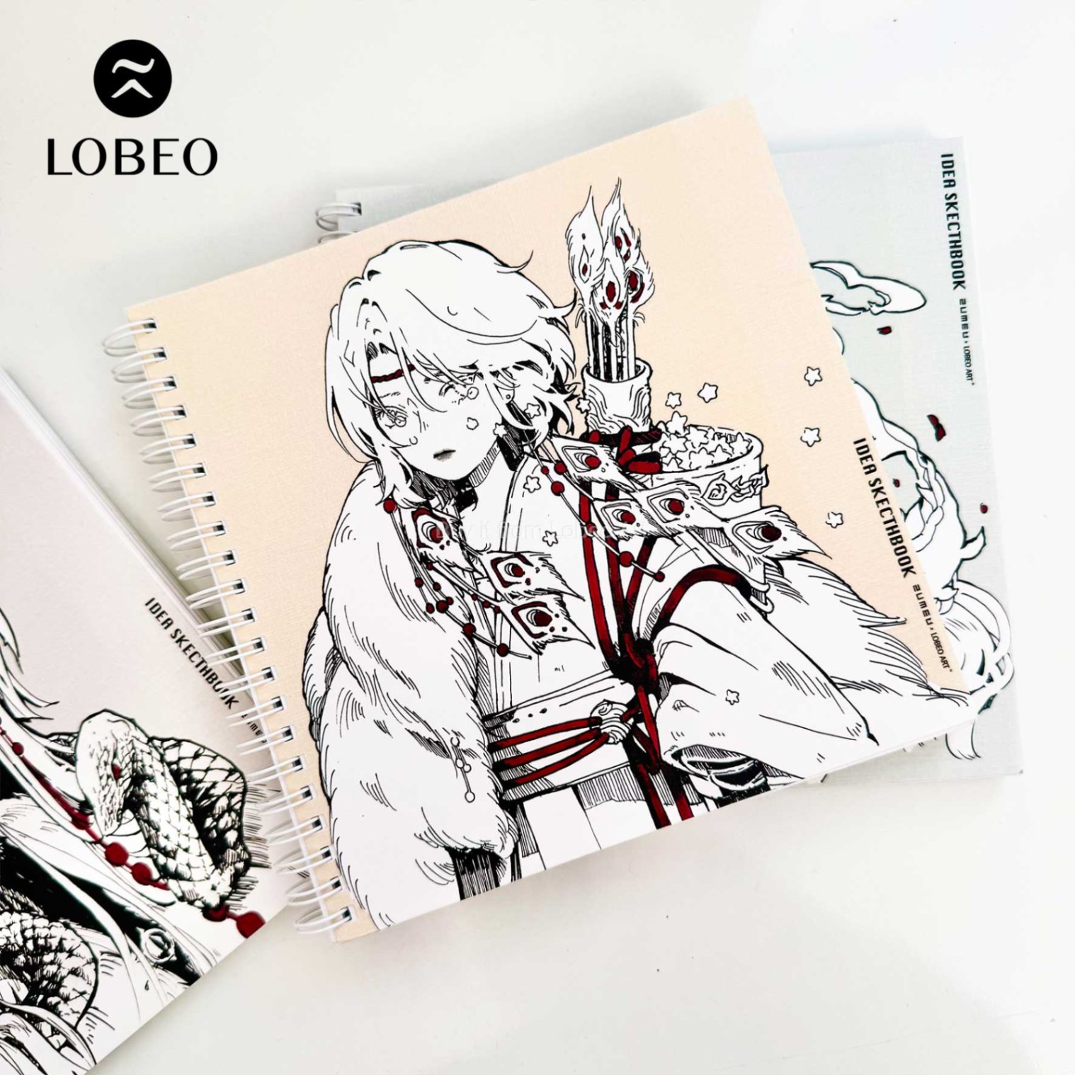 Sổ vẽ Zumeo x Lobeo Idea Sketchbook 200gsm 36 tờ 18x18cm