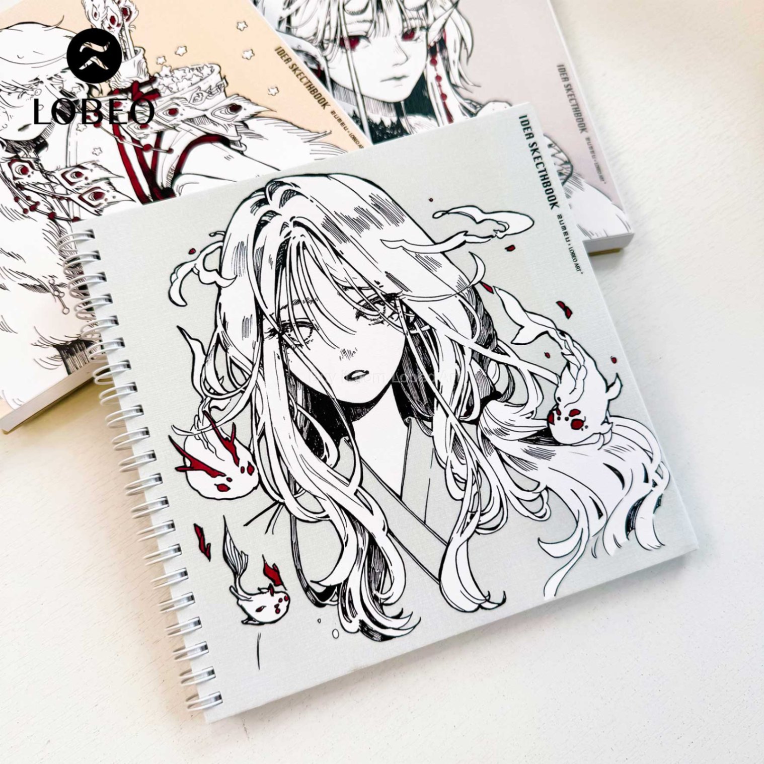 Sổ vẽ Zumeo x Lobeo Idea Sketchbook 200gsm 36 tờ 18x18cm