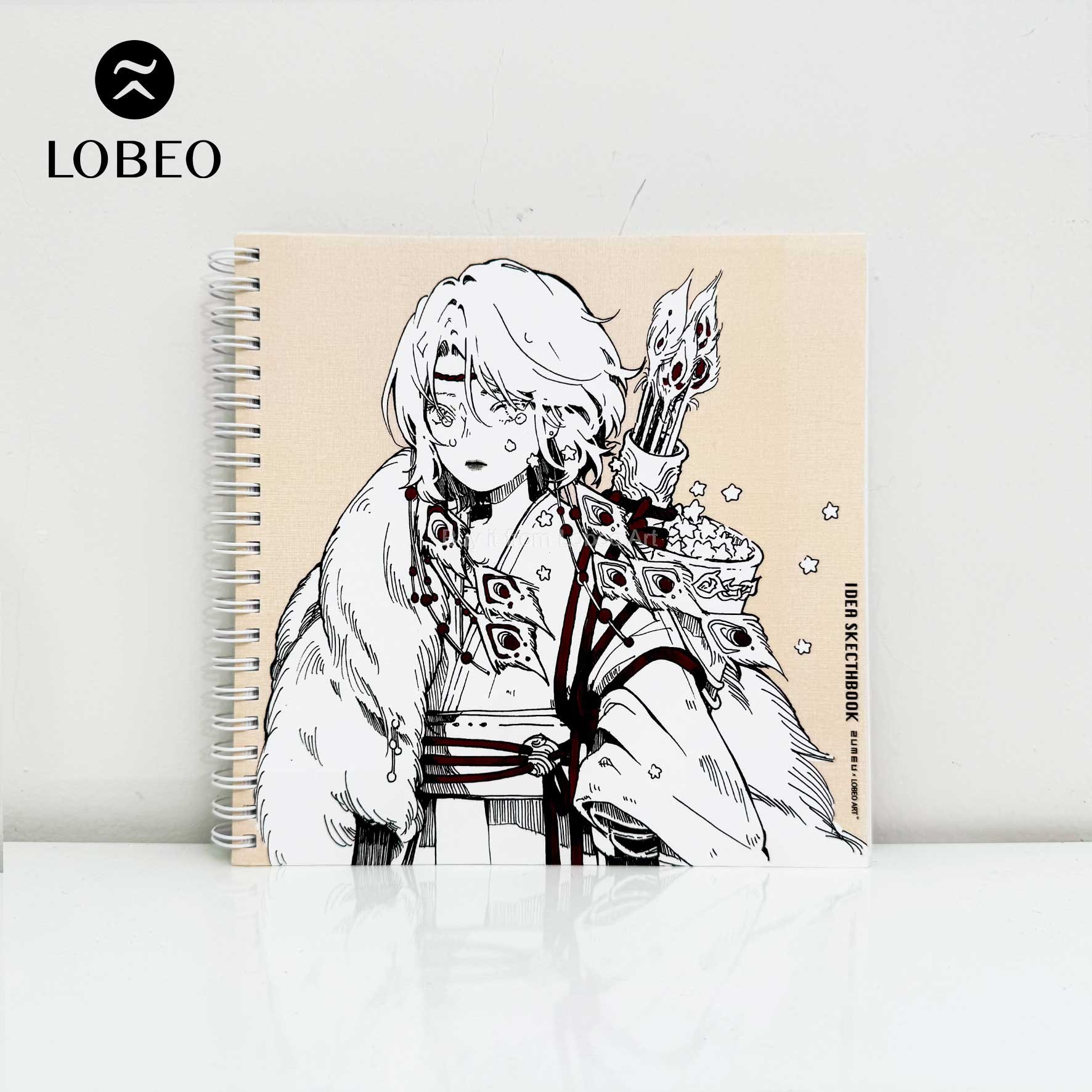 Sổ vẽ Zumeo x Lobeo Idea Sketchbook 200gsm 36 tờ 18x18cm