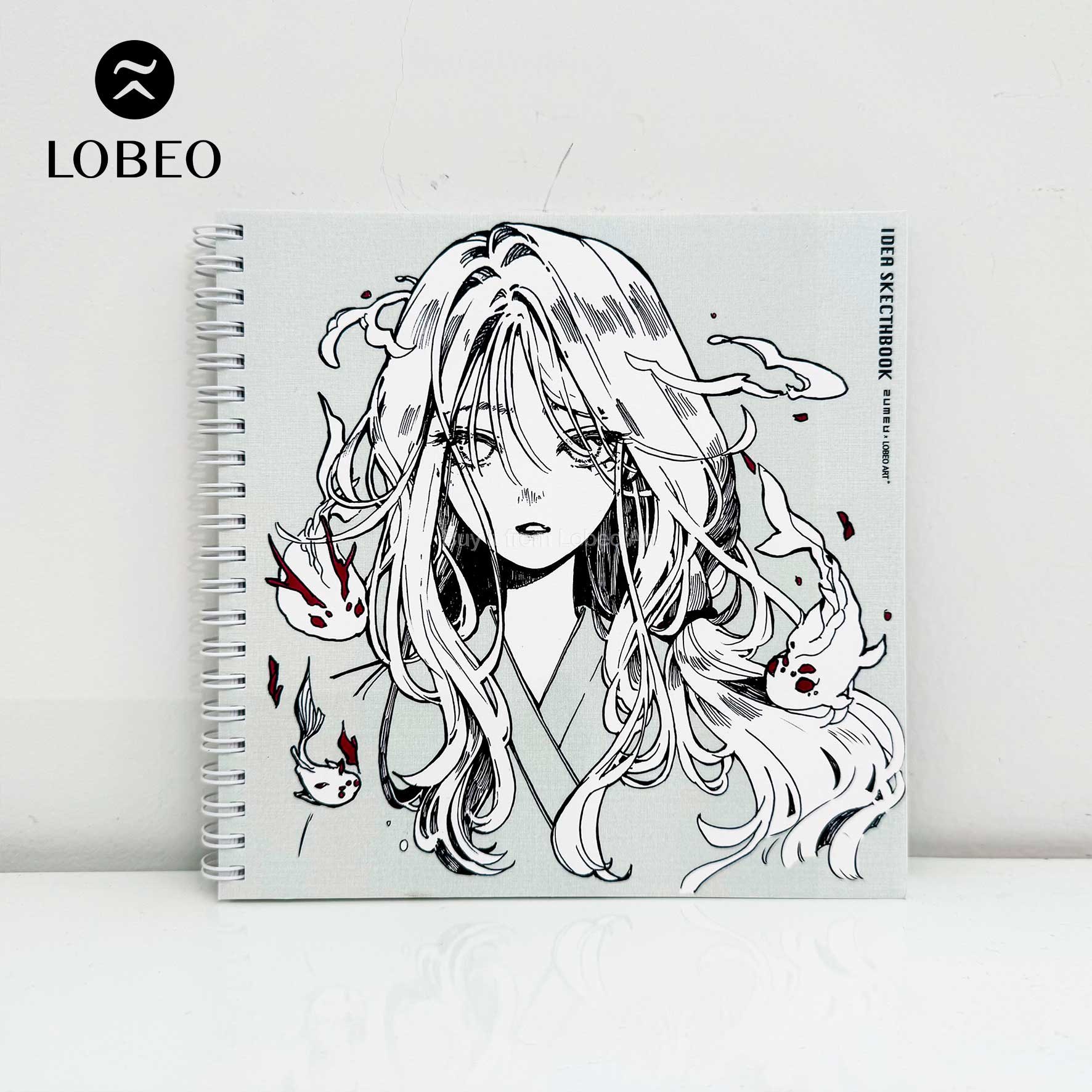 Sổ vẽ Zumeo x Lobeo Idea Sketchbook 200gsm 36 tờ 18x18cm