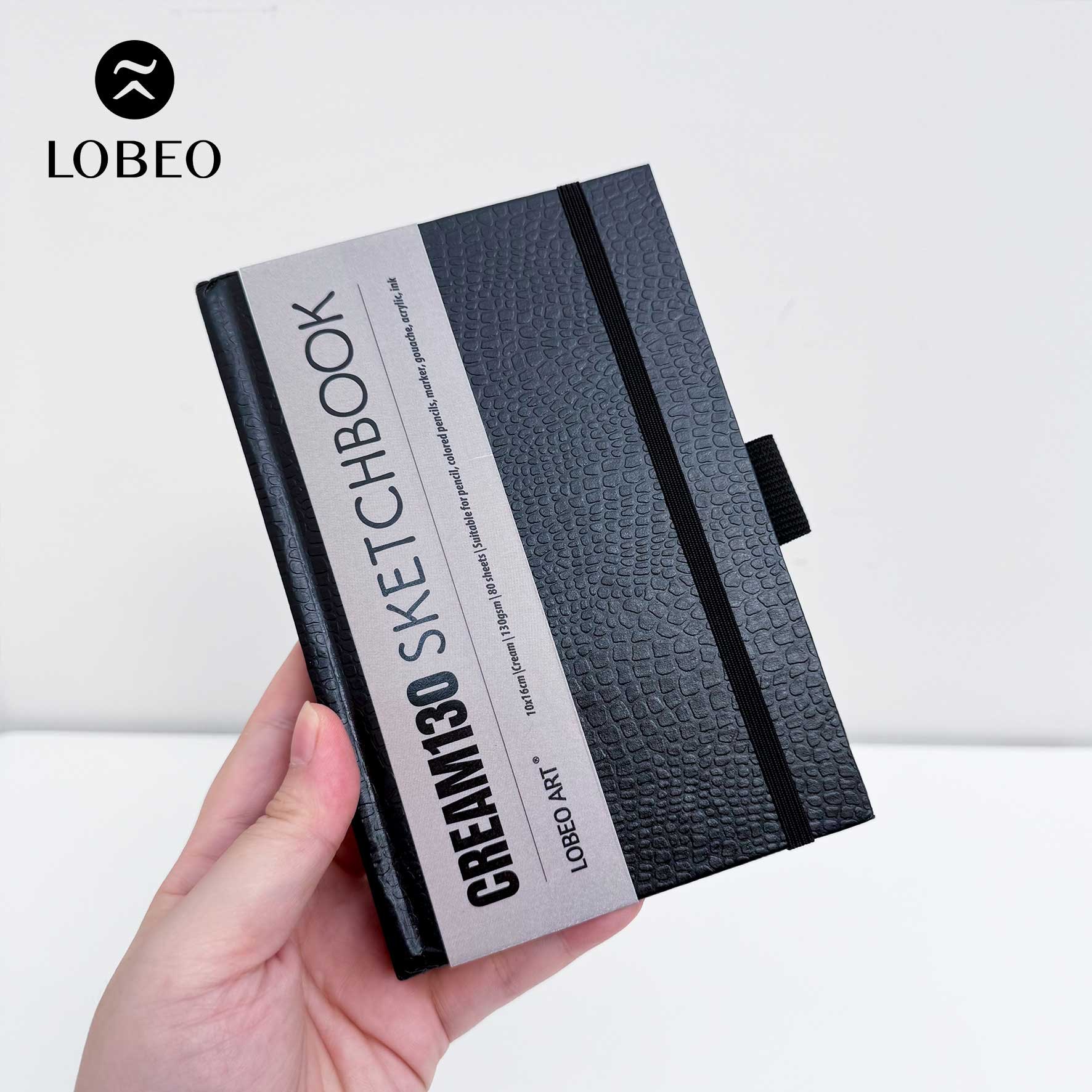 Sổ Lobeo Cream130 gáy khâu 80 tờ