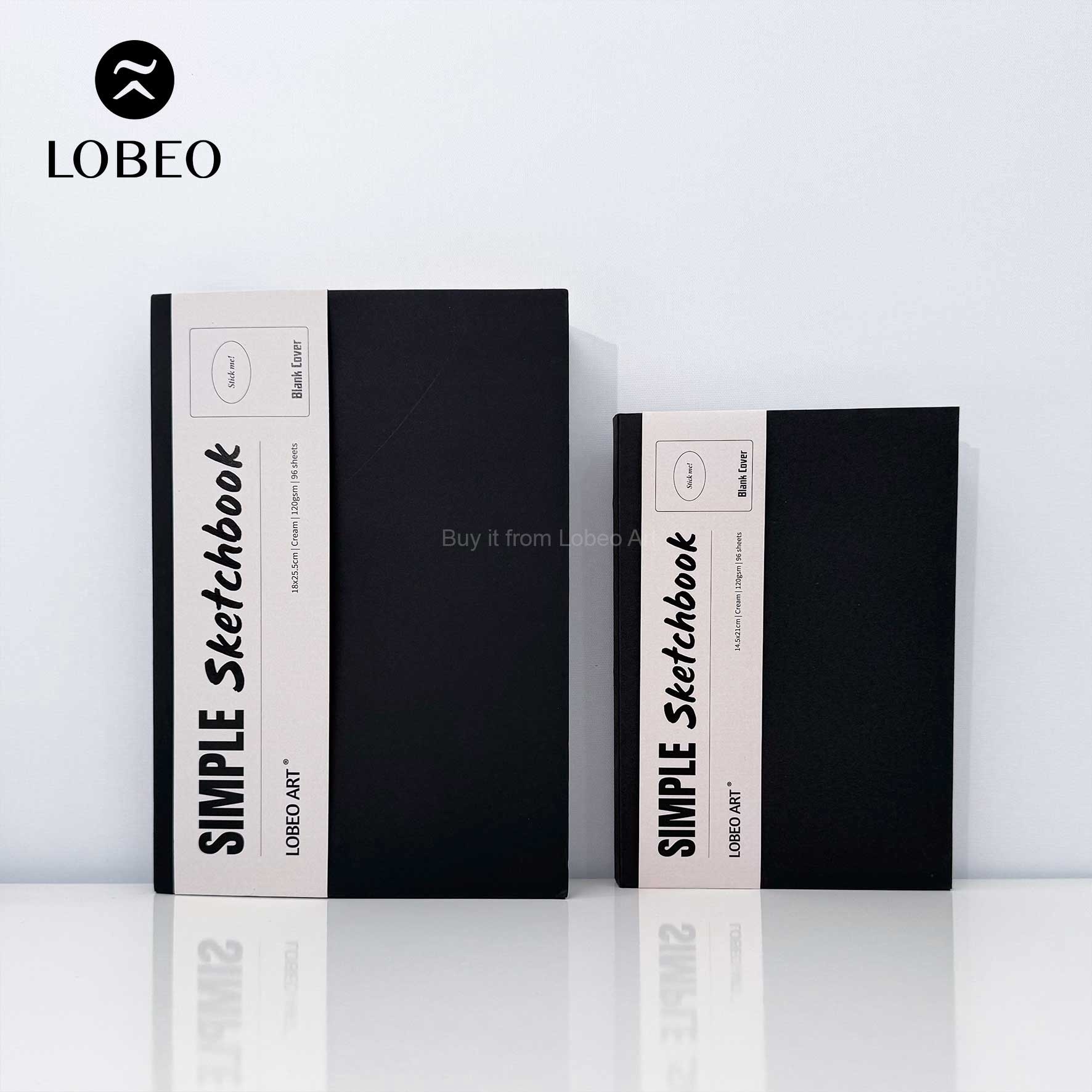 Sổ vẽ Lobeo Simple Sketchbook 96 tờ 120gsm