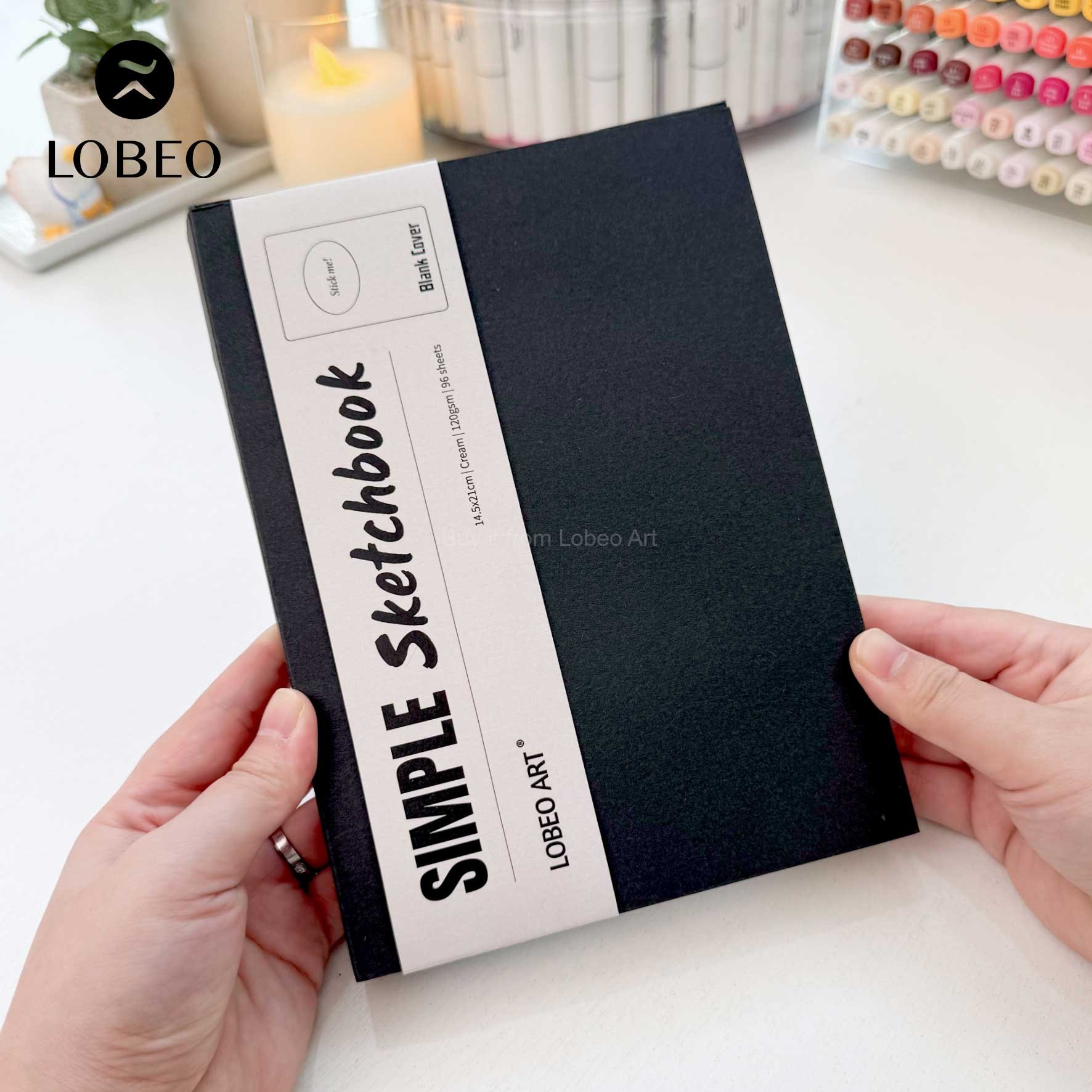 Sổ vẽ Lobeo Simple Sketchbook 96 tờ 120gsm