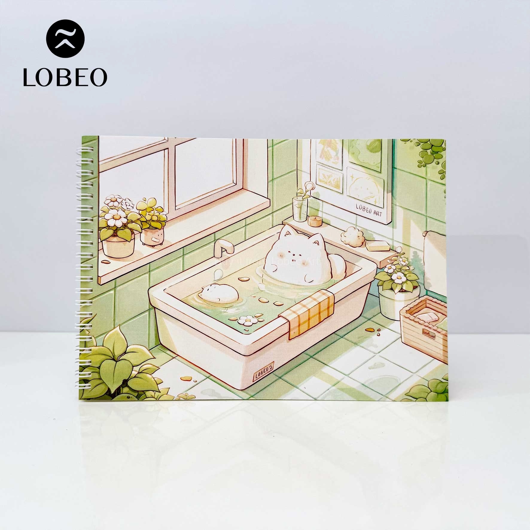 Sổ Lobeo Cream Artwork 160gsm 32 tờ