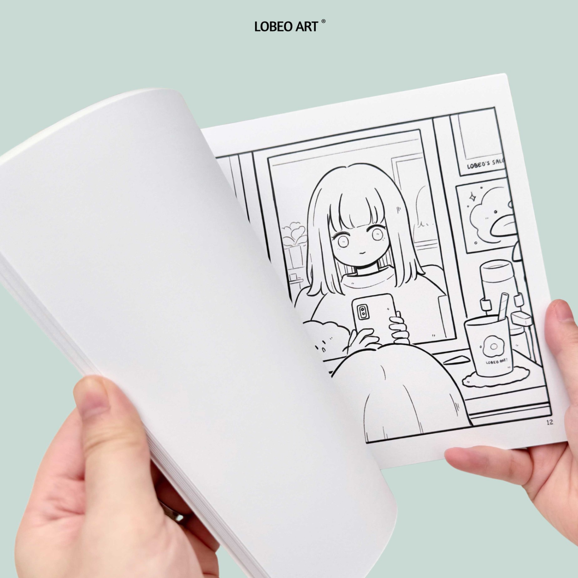 Sổ tô màu Lobeo Diary Album Vol.1