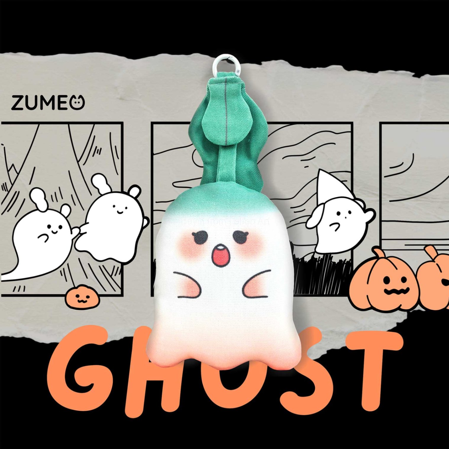 Gấu bông Zumeo Tili Củ Cải - Halloween Limited Edition