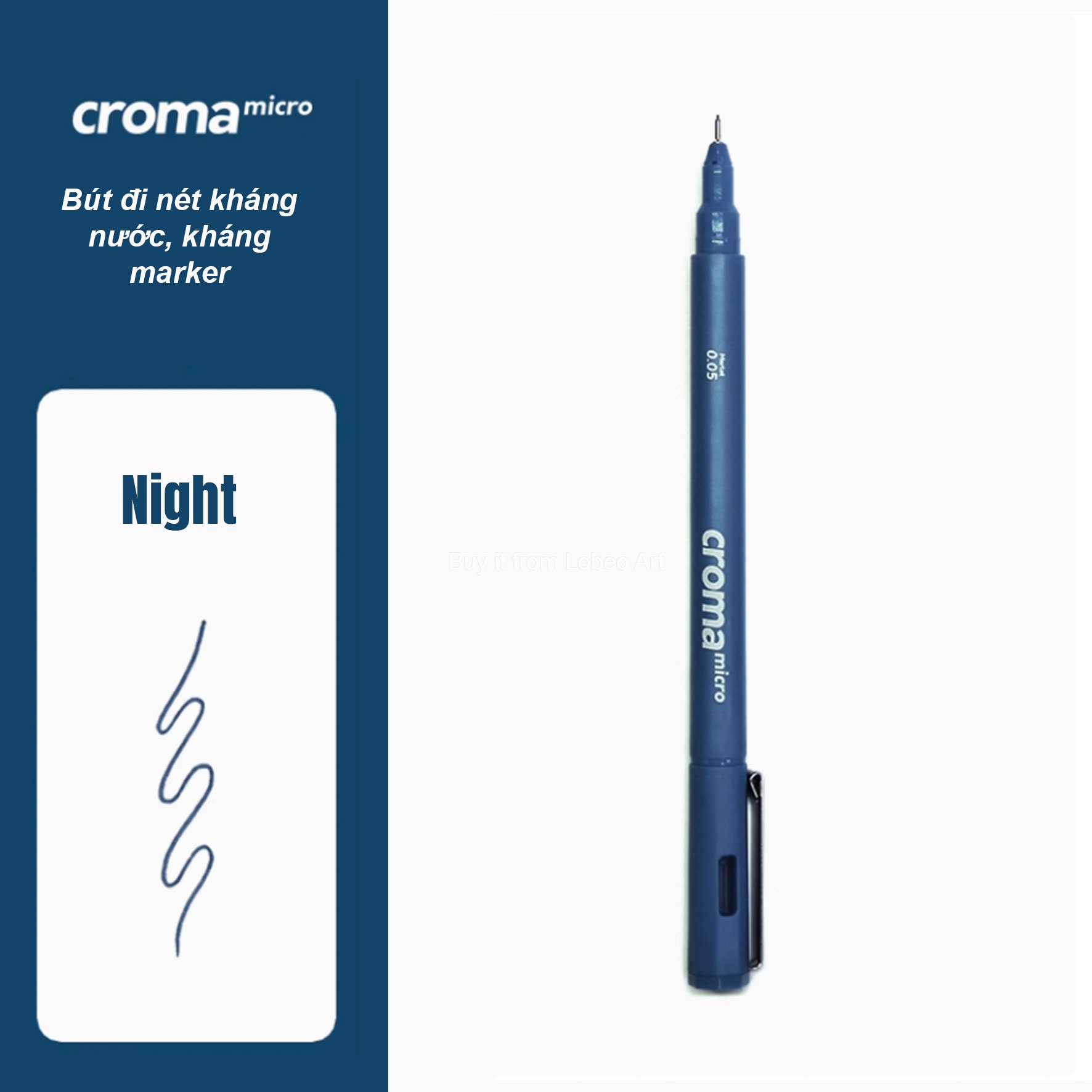 Bút đi nét Croma Micro kháng nước