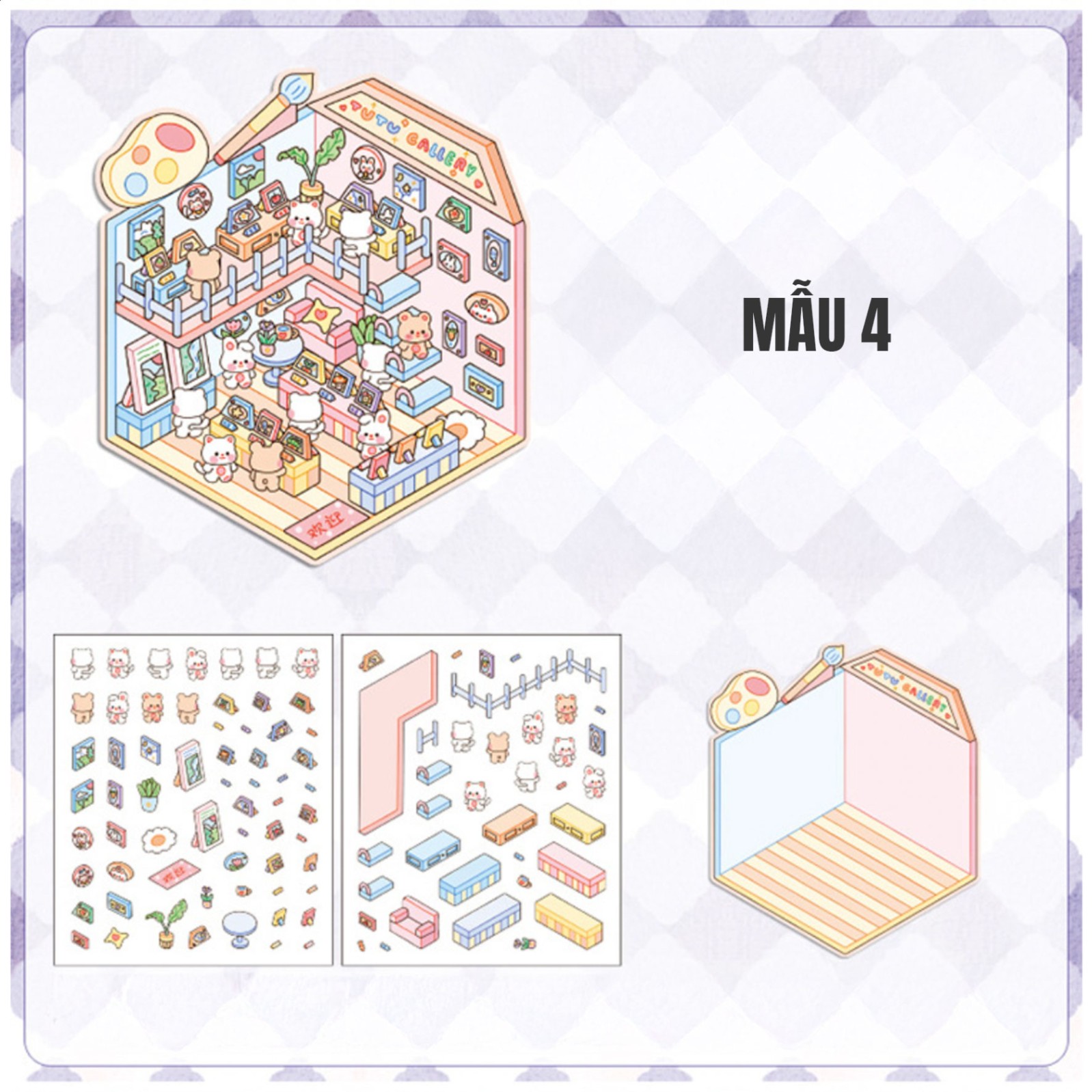 Sticker mô hình Isometric MS01