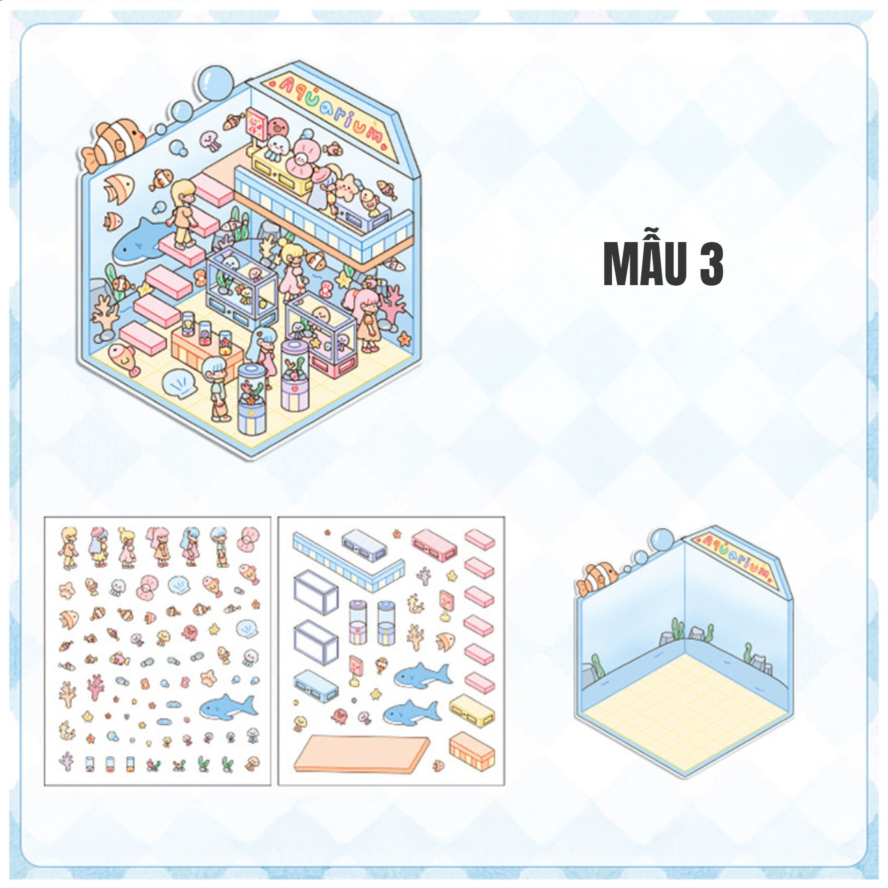 Sticker mô hình Isometric MS01