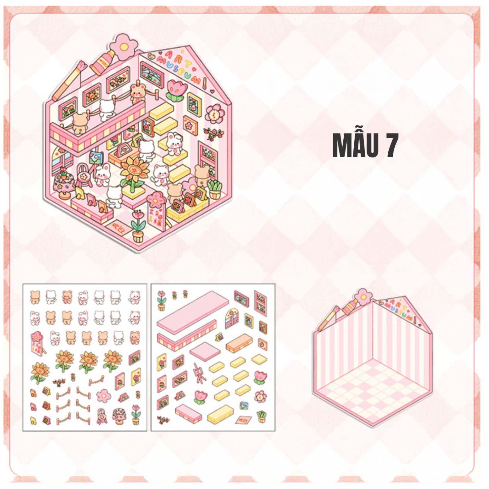 Sticker mô hình Isometric MS01