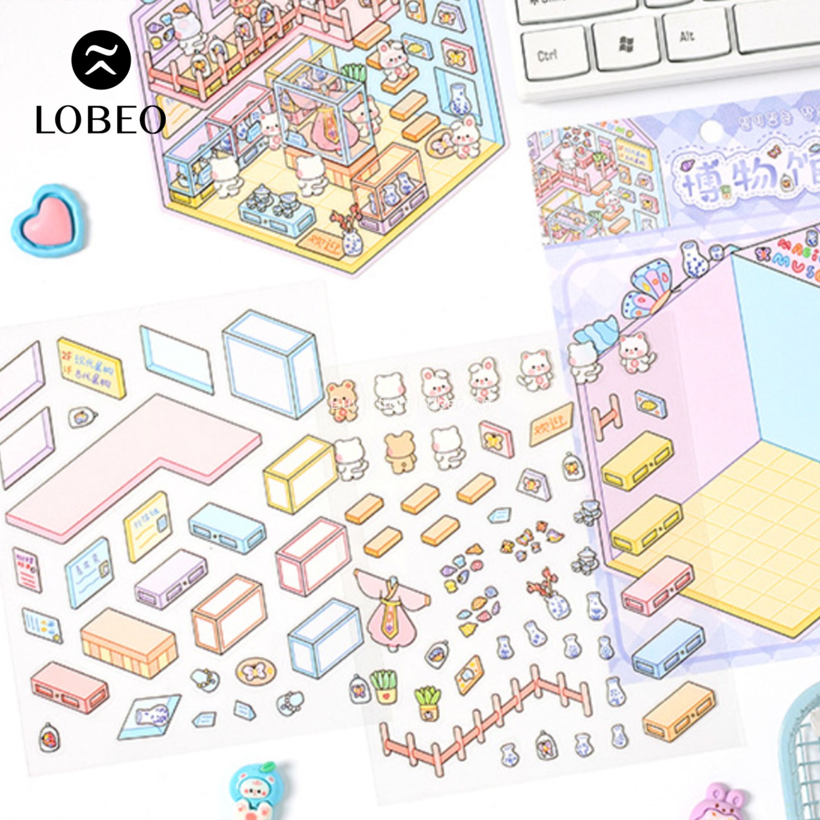 Sticker mô hình Isometric MS01
