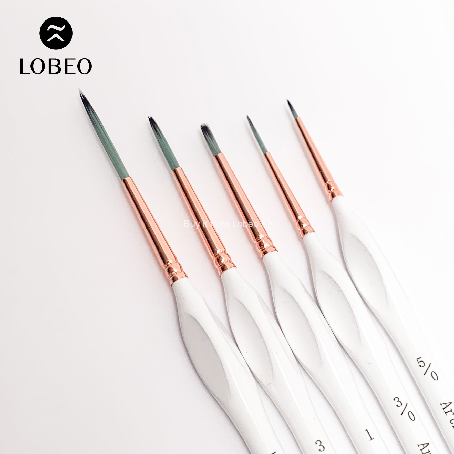 Cọ tỉa Art Power thân trắng lông nhân tạo