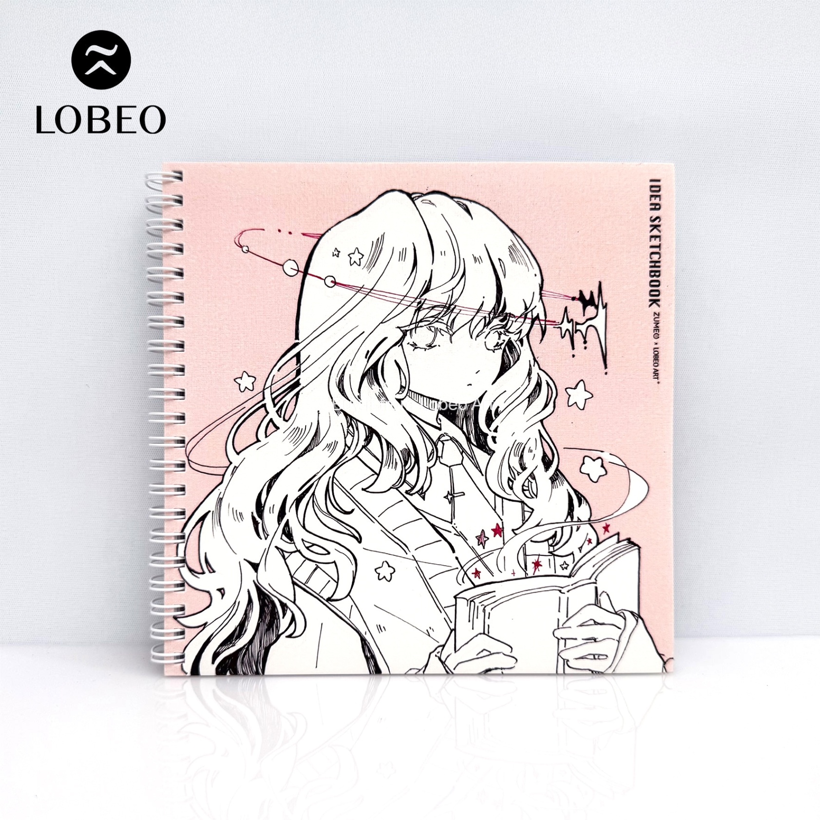 Sổ vẽ Zumeo x Lobeo Idea Sketchbook 200gsm 36 tờ 18x18cm
