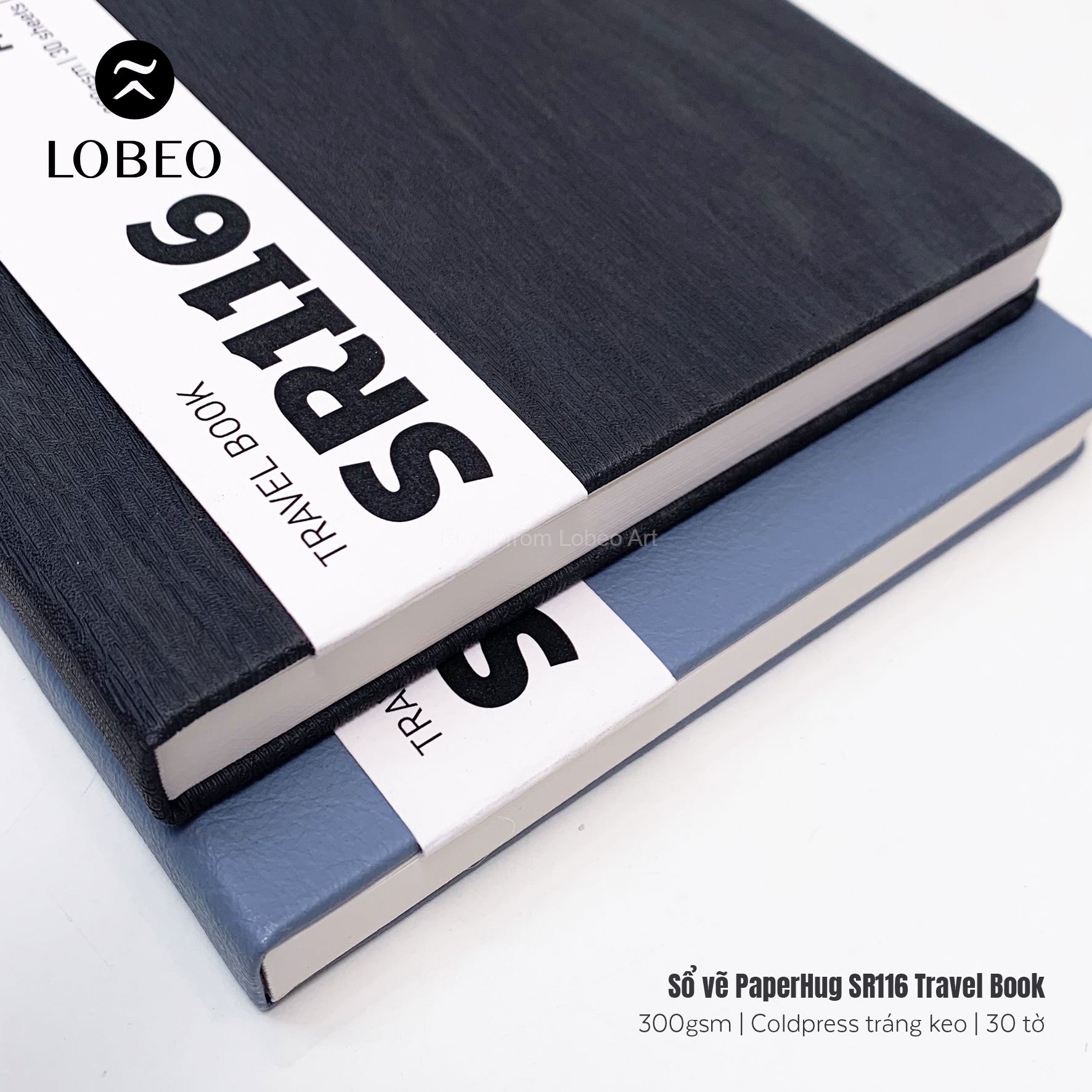 Sổ vẽ PaperHug SR116 Travel Book 300gsm 30 tờ