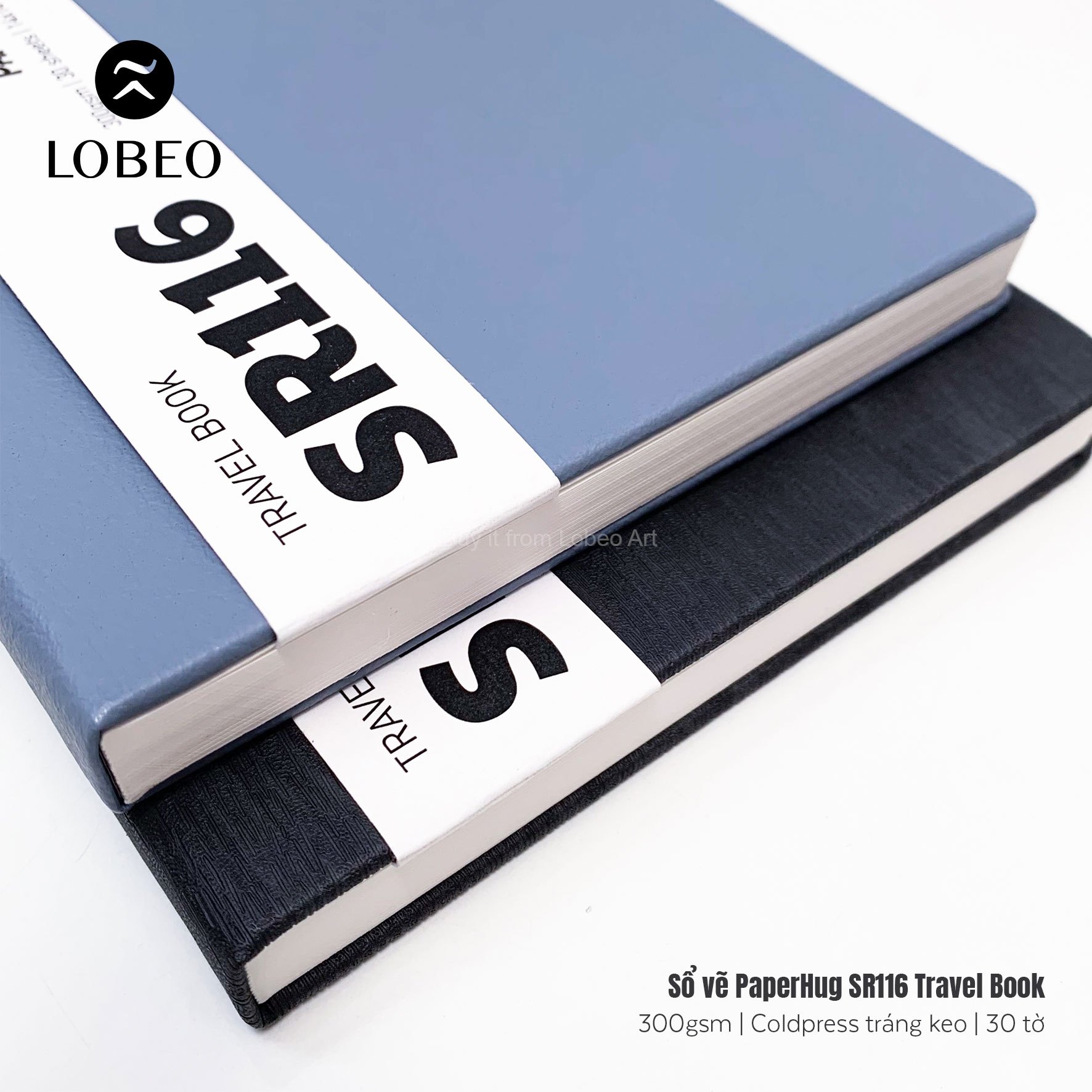 Sổ vẽ PaperHug SR116 Travel Book 300gsm 30 tờ
