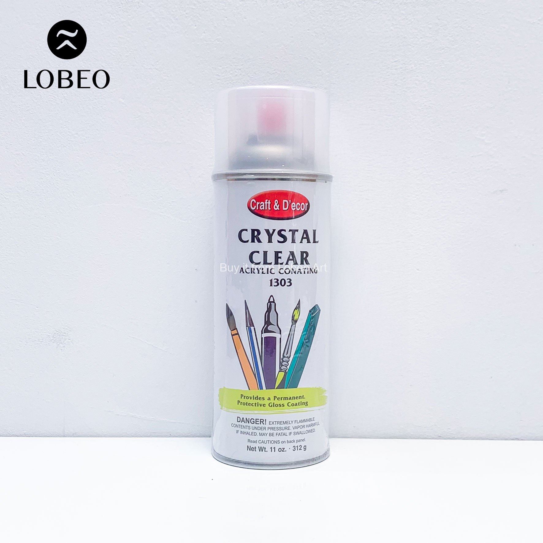Xịt bảo quản ảnh chụp, tranh vẽ Krylon Crystal Clear 1303 Craft&D'ecor