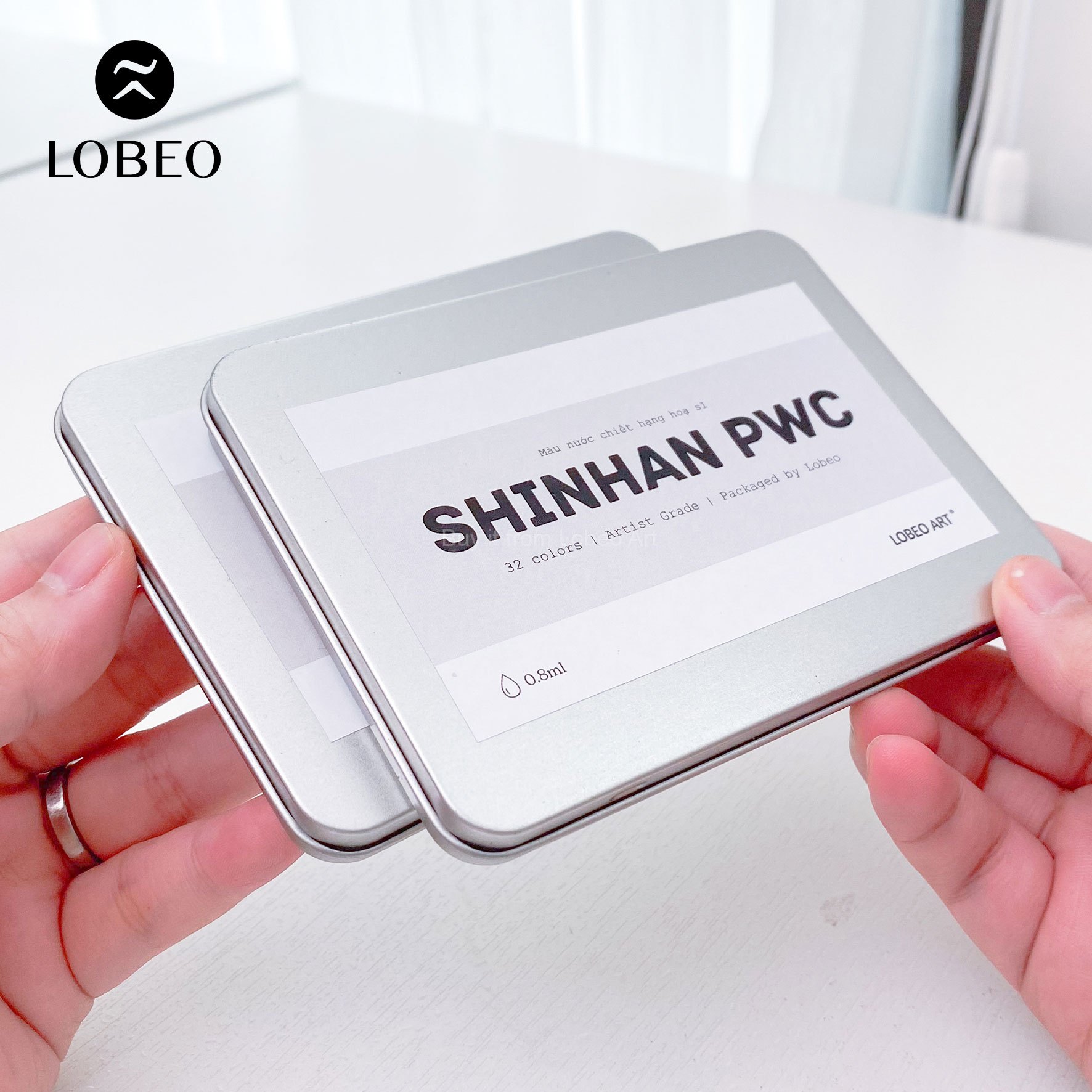 Màu nước chiết Shinhan PWC hạng hoạ sĩ Set 32 màu 0.8ml