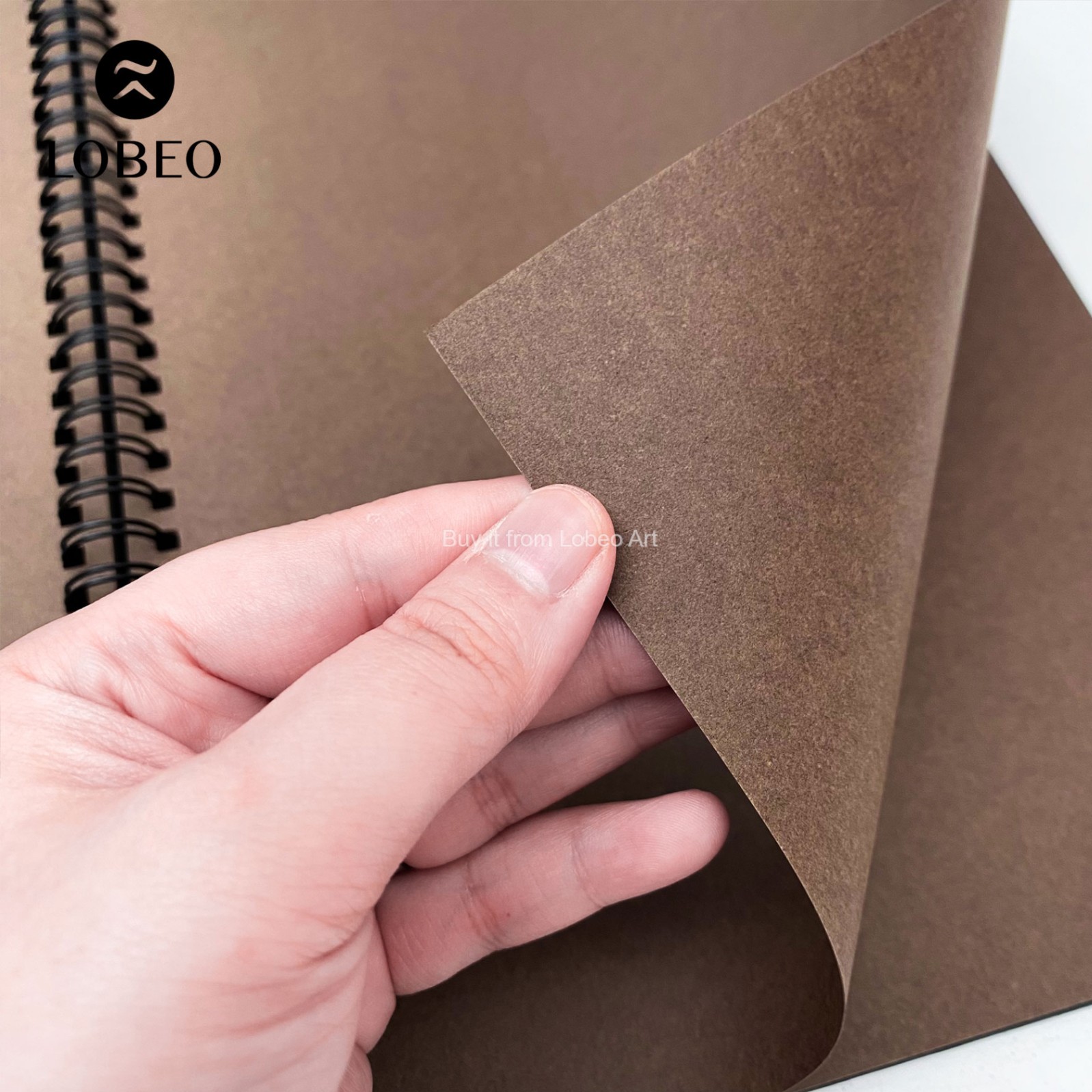 Sổ vẽ Lobeo Browny 30 tờ 200gsm