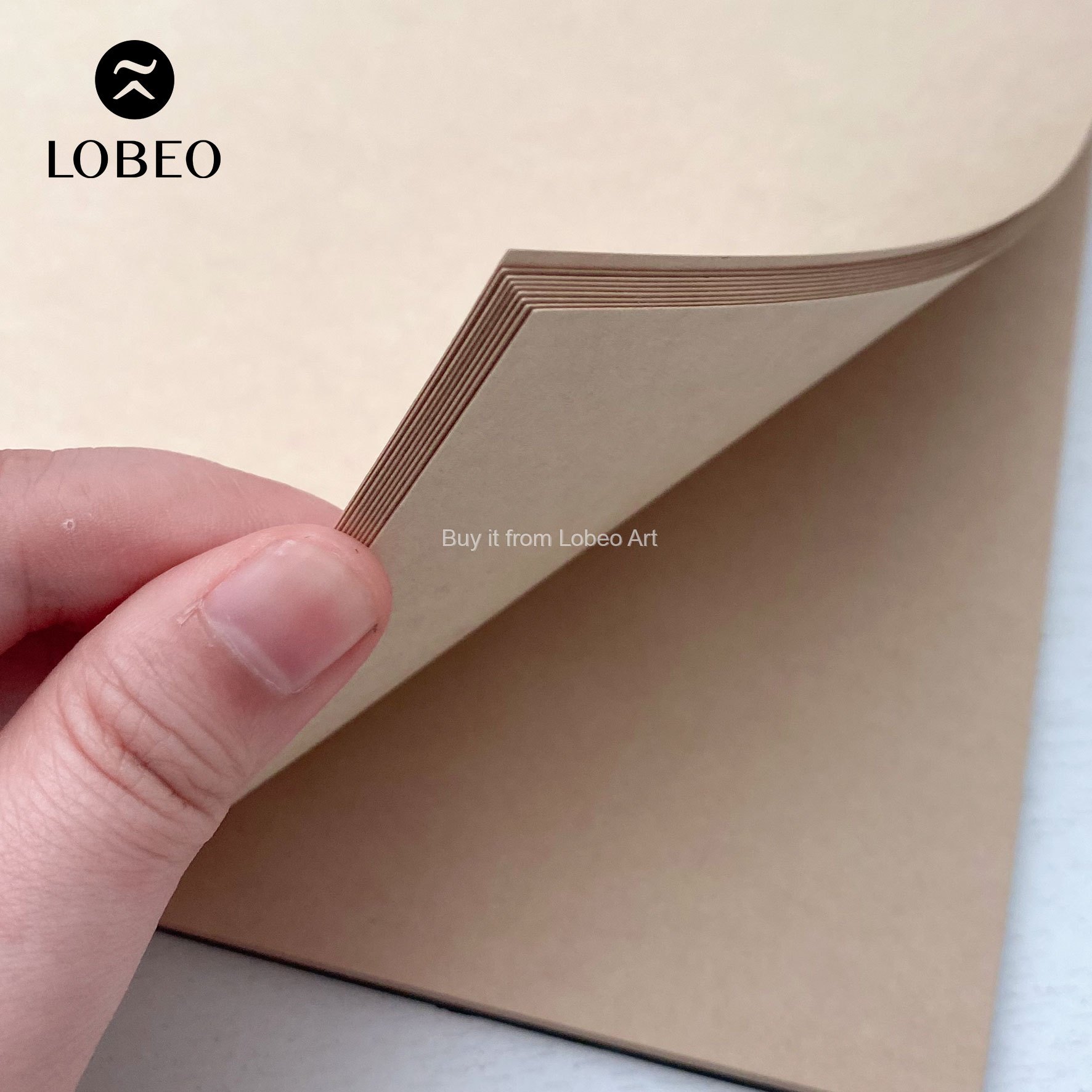 Sổ vẽ Lobeo Kraft Mood 30 tờ 200gsm
