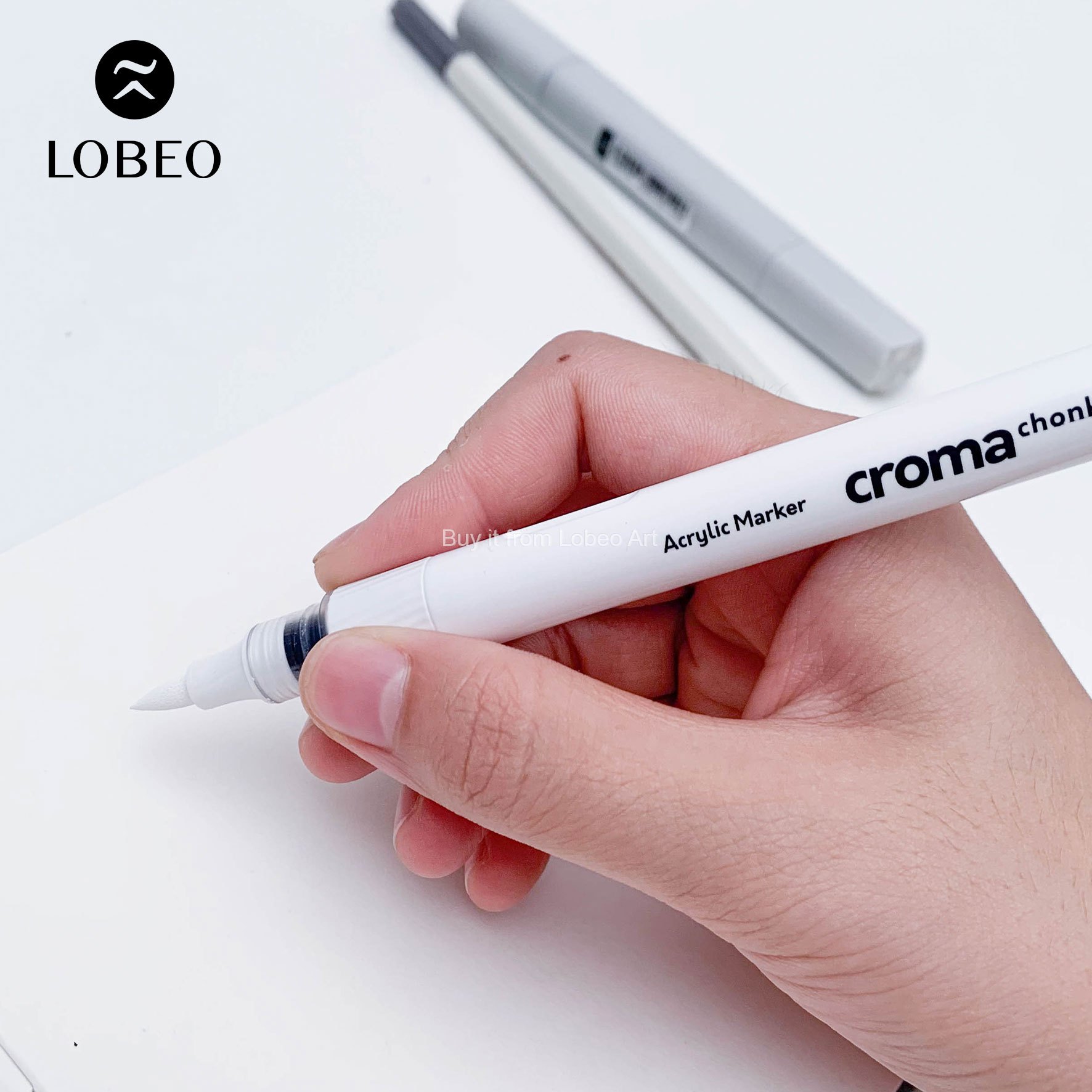 Bút trắng Croma brush