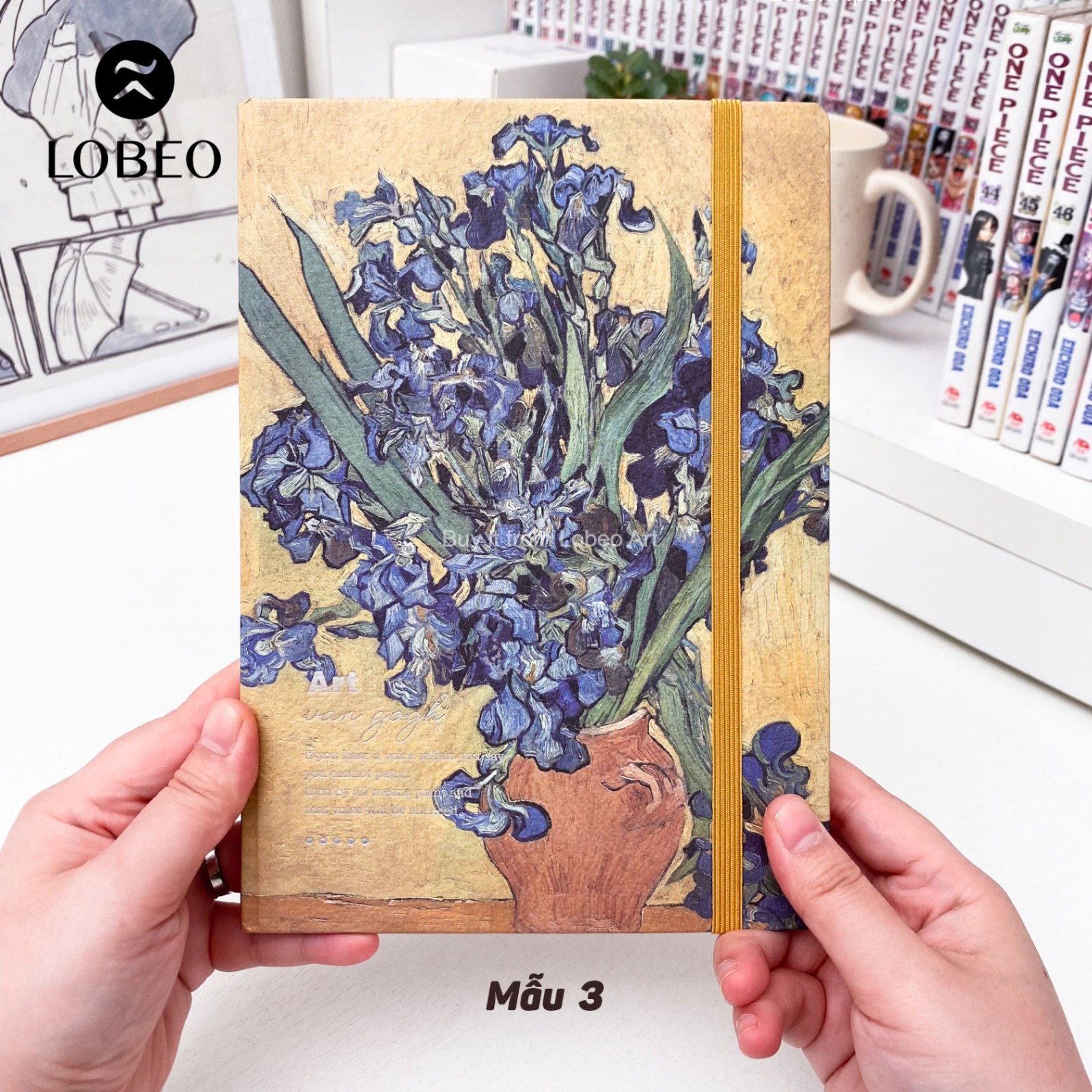 Sổ vẽ gáy khâu Vincent van Gogh 50 tờ 160gsm