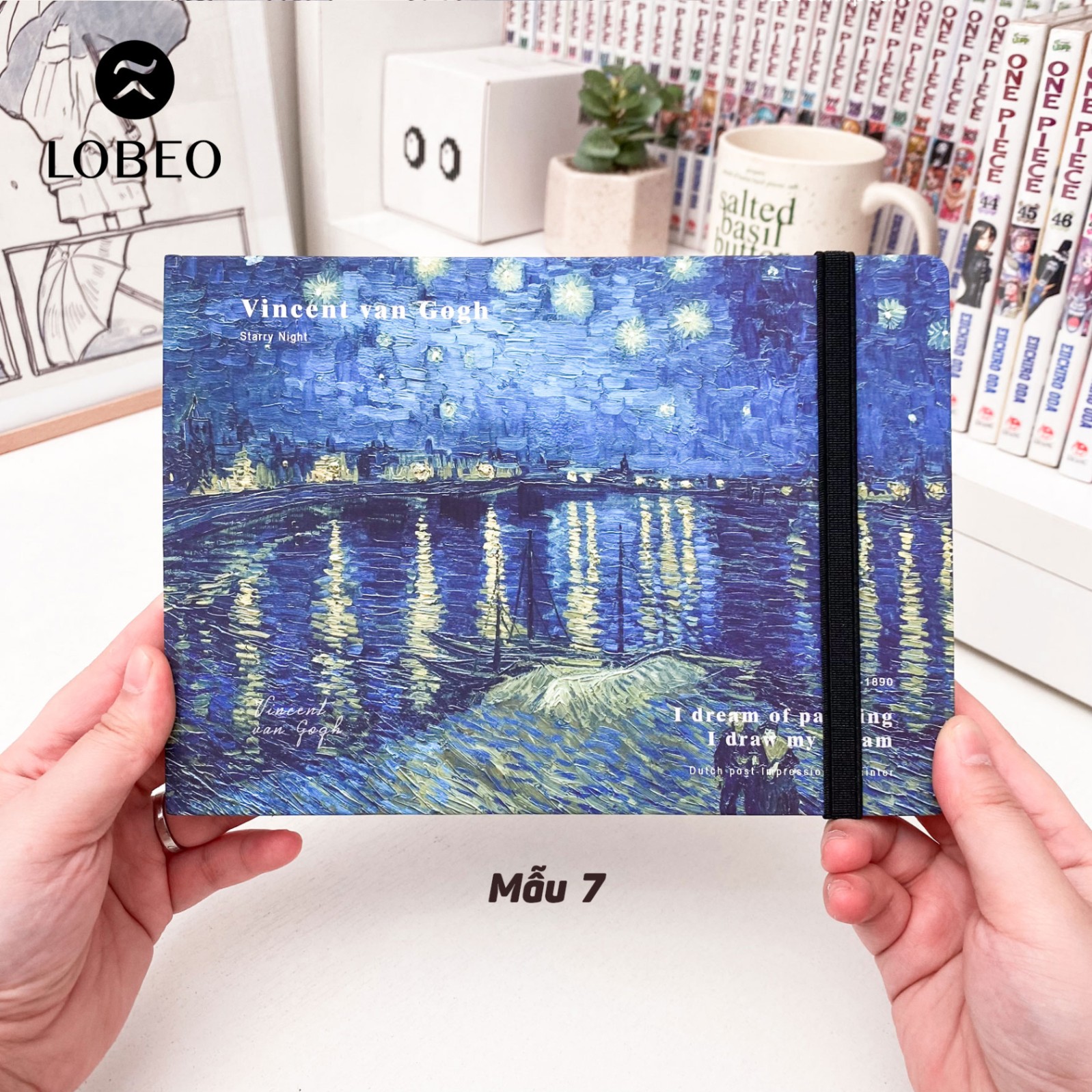 Sổ vẽ gáy khâu Vincent van Gogh 50 tờ 160gsm