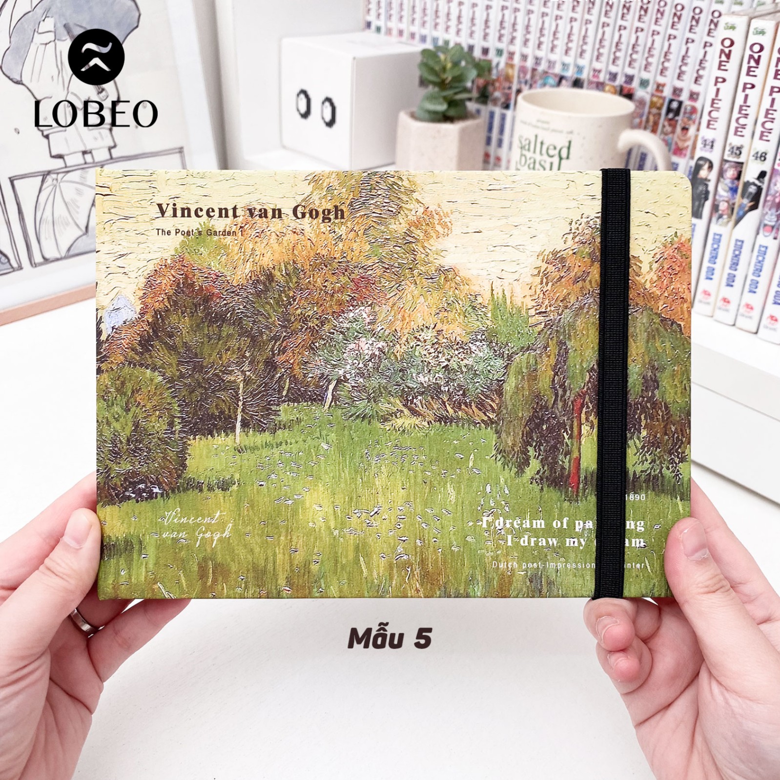 Sổ vẽ gáy khâu Vincent van Gogh 50 tờ 160gsm
