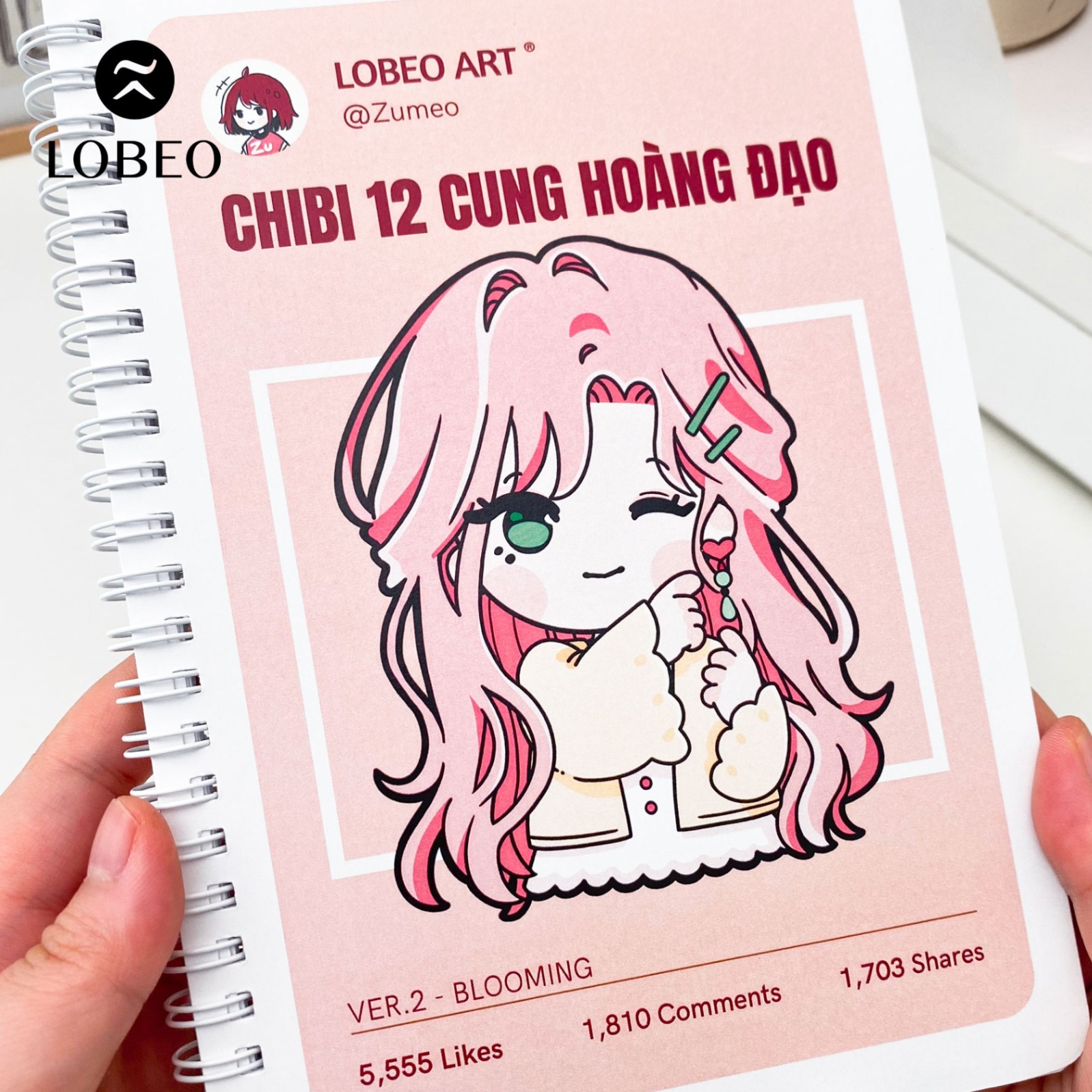 Sổ tô màu Chibi 12 cung Hoàng Đạo - Phần 2