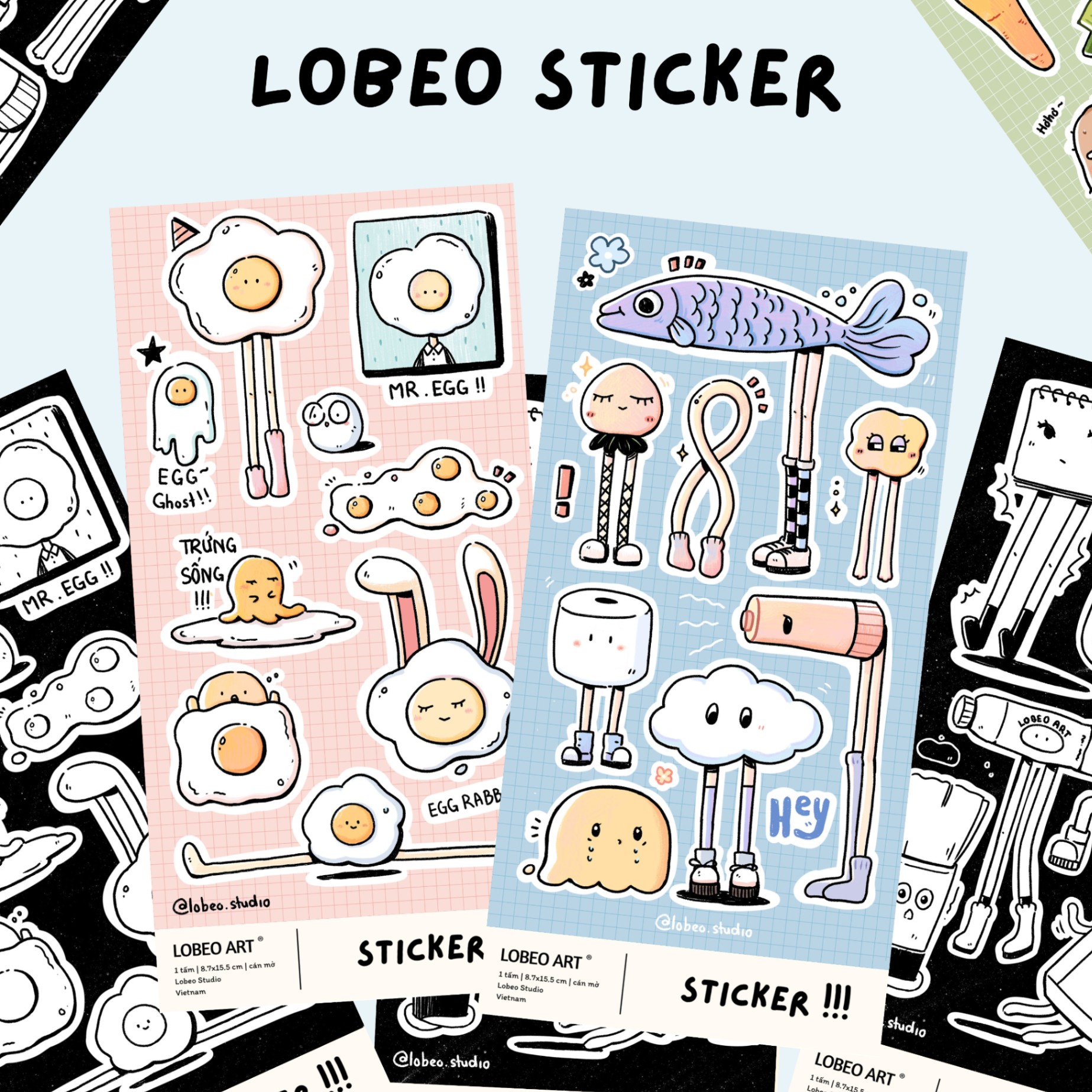 Sticker, hình dán Lobeo Stranger Things