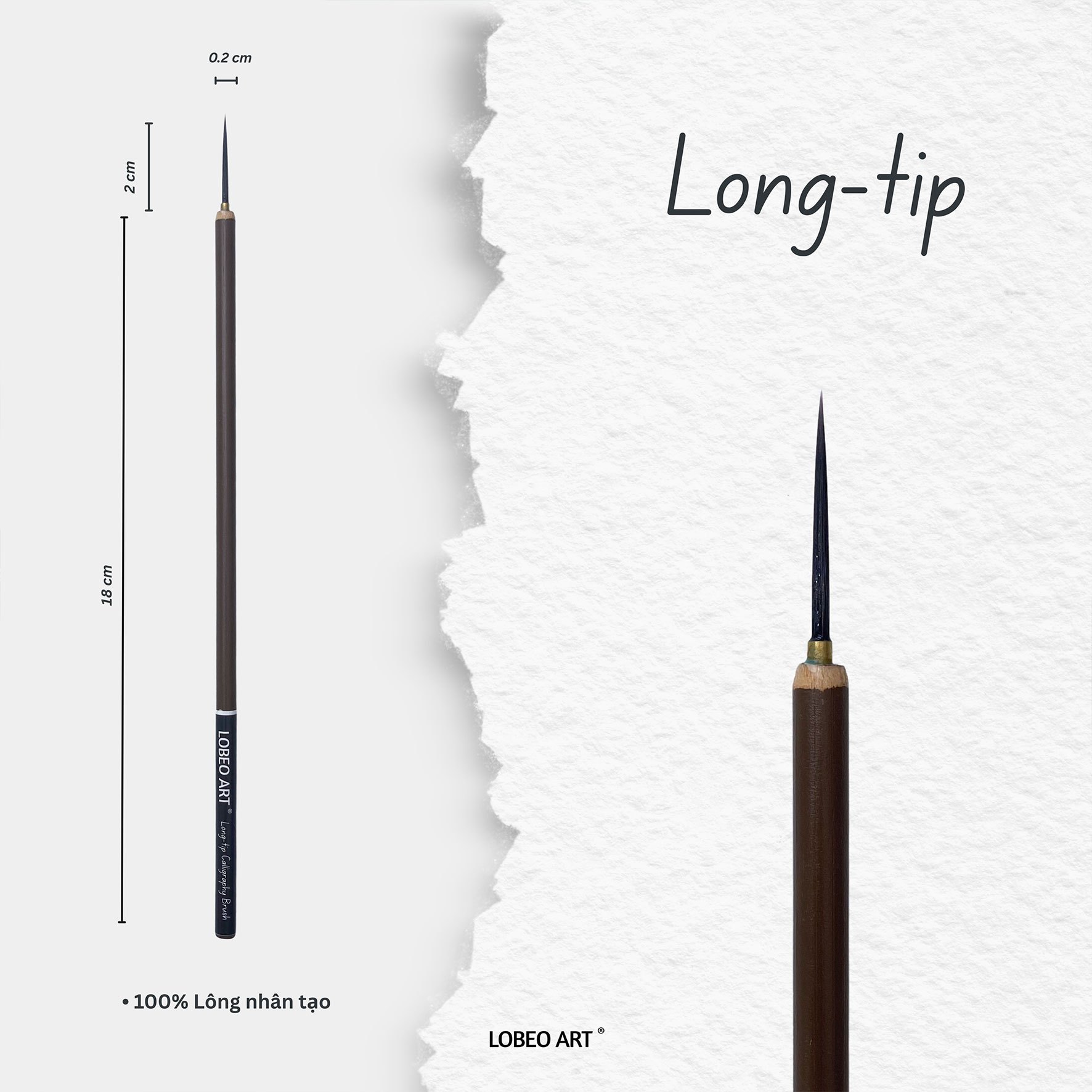 Cọ thư pháp Lobeo - Long-tip Brush