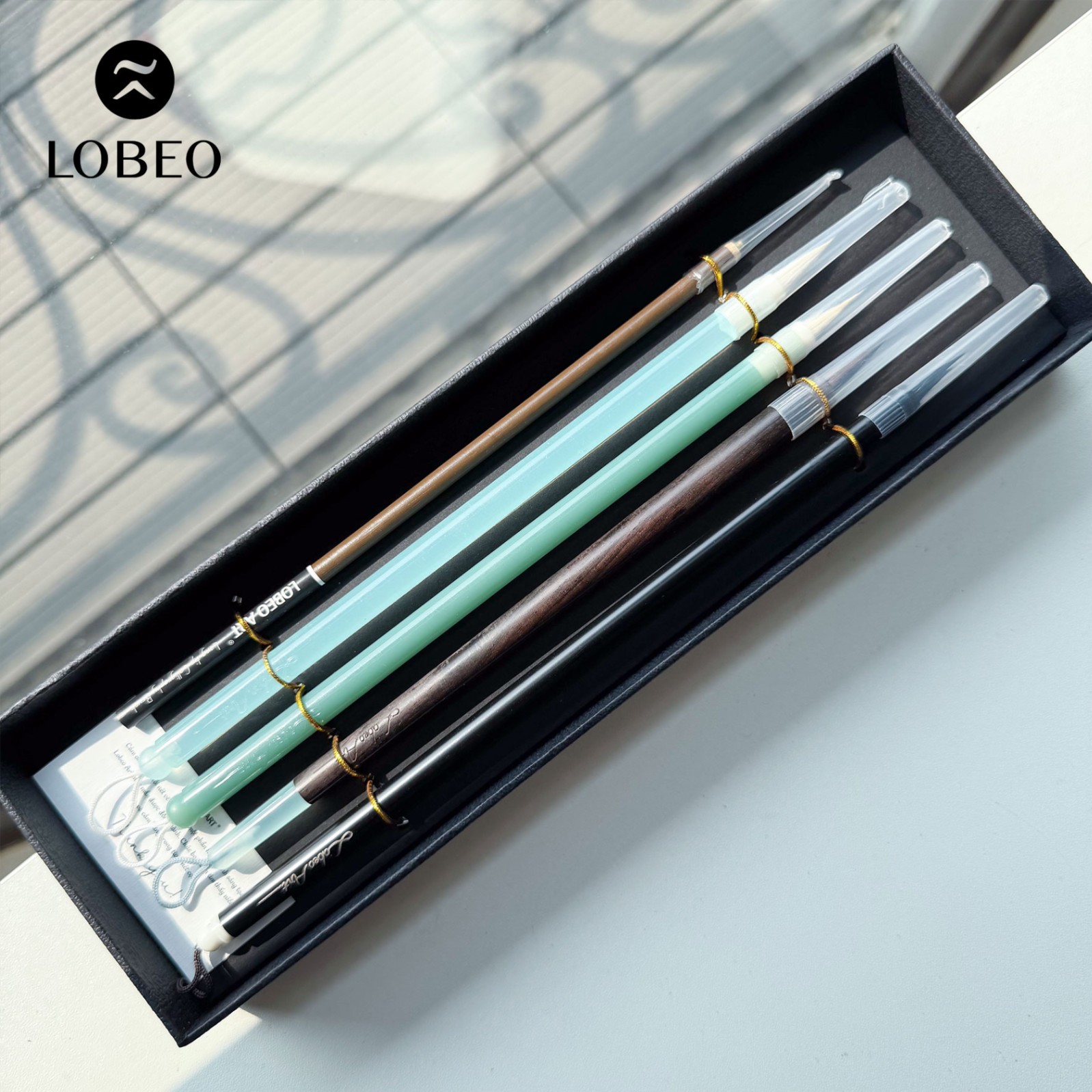 Combo 5 cọ vẽ Lobeo Art - Set 1