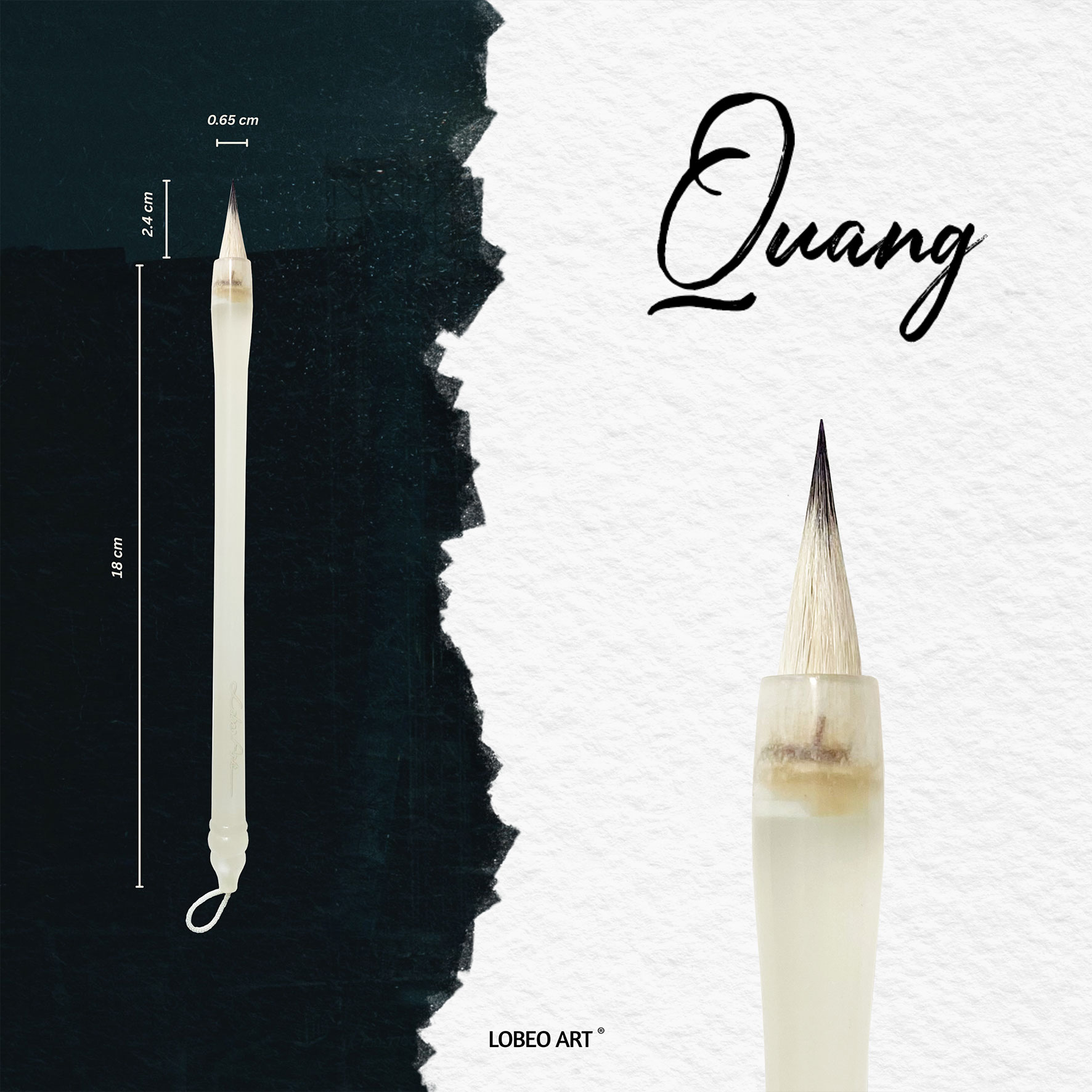 Cọ vẽ thư pháp Lobeo - Quang
