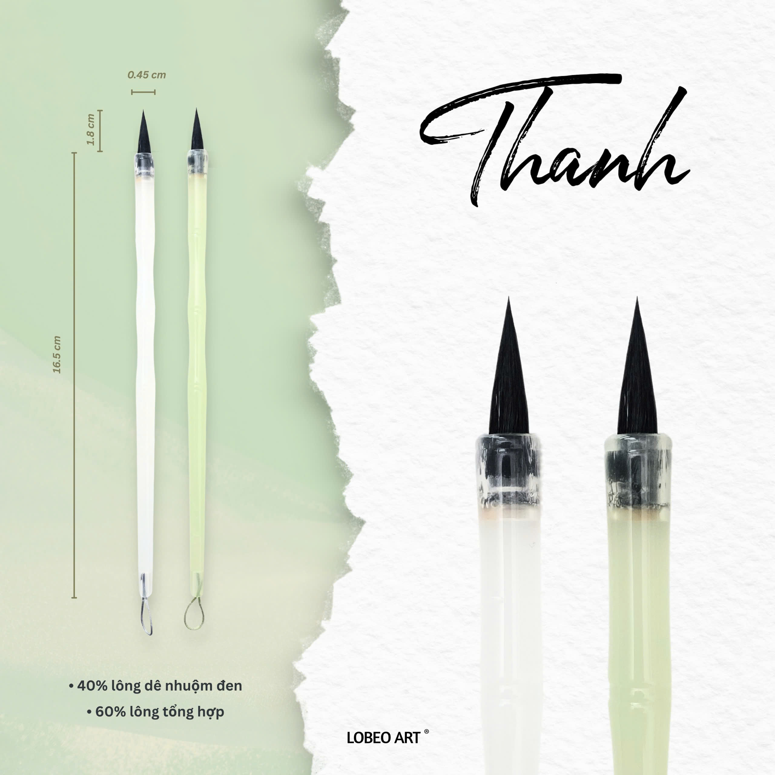 Cọ vẽ thư pháp Lobeo - Thanh