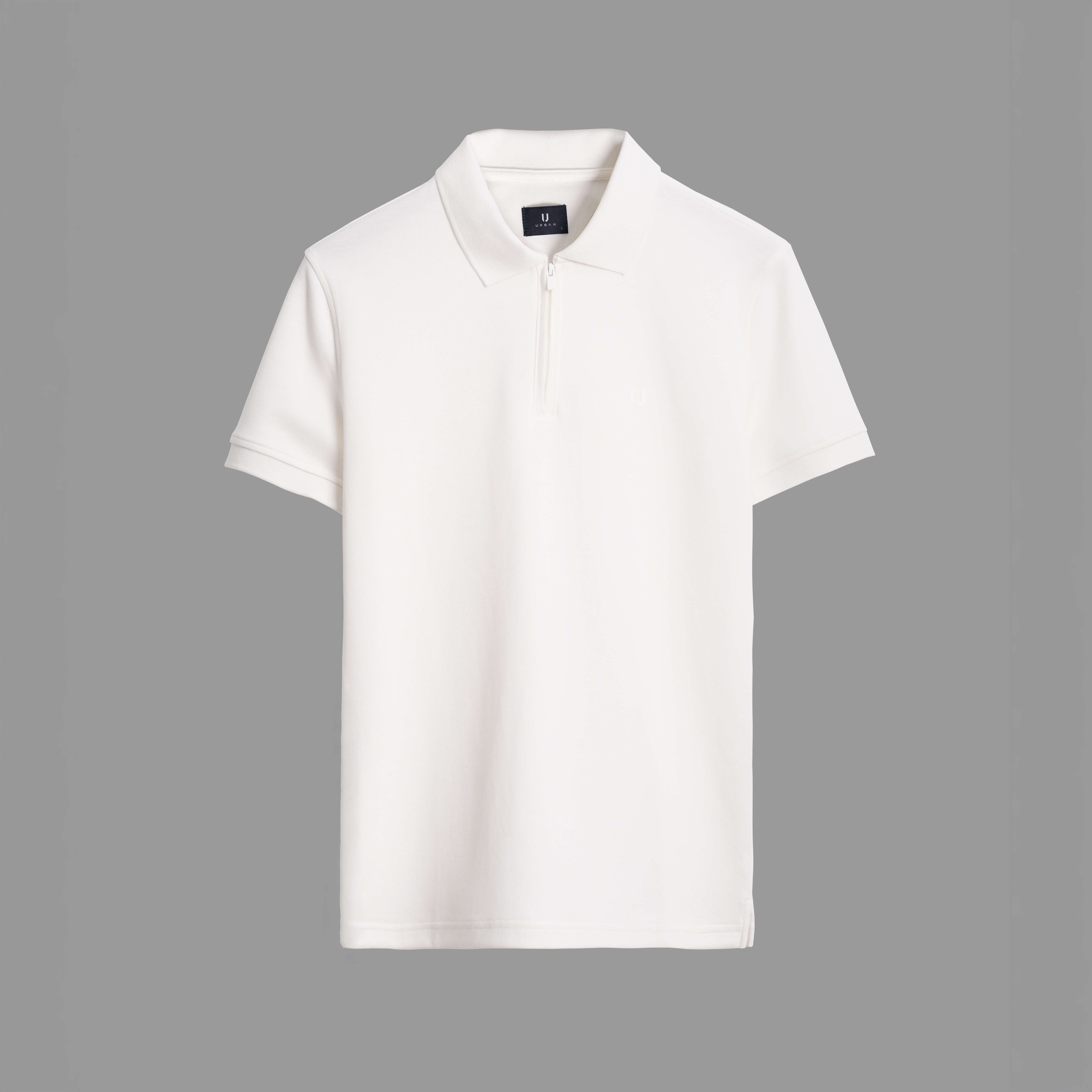 Polo Urban Unique Ziper 0835 - Trắng - S