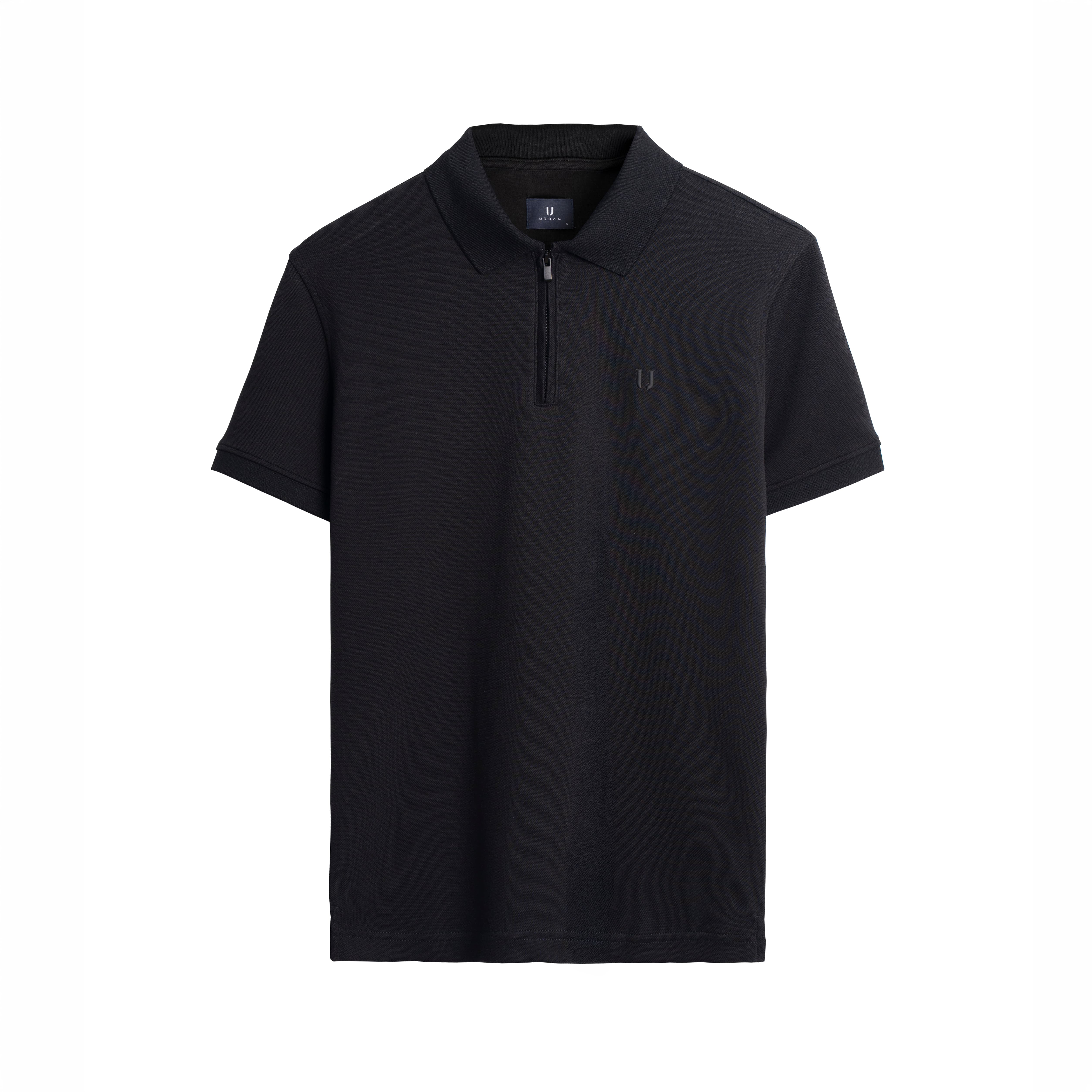 Polo Urban Unique Ziper 0835 - Đen - S